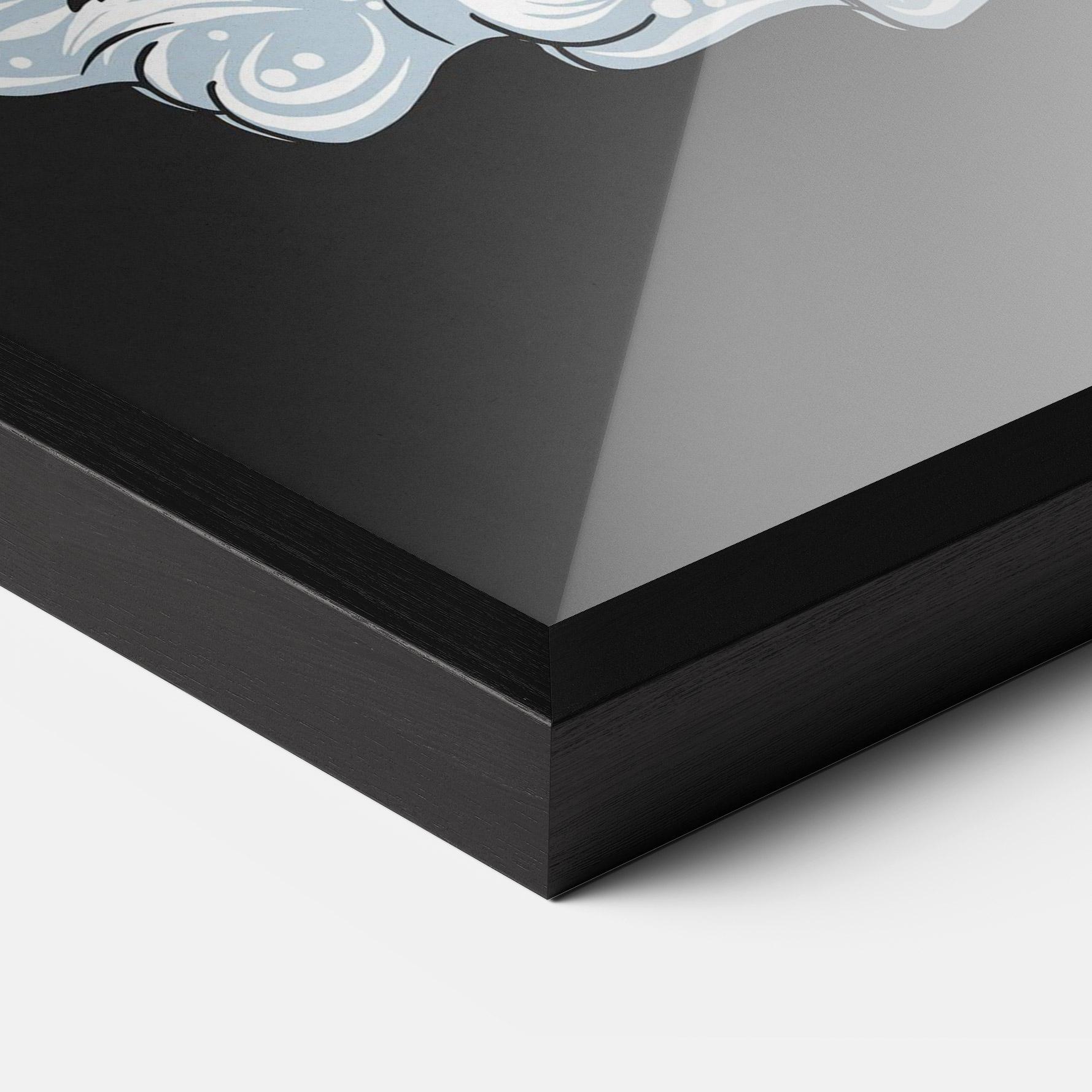 Gerahmte Poster Moon Bunny mockup 3