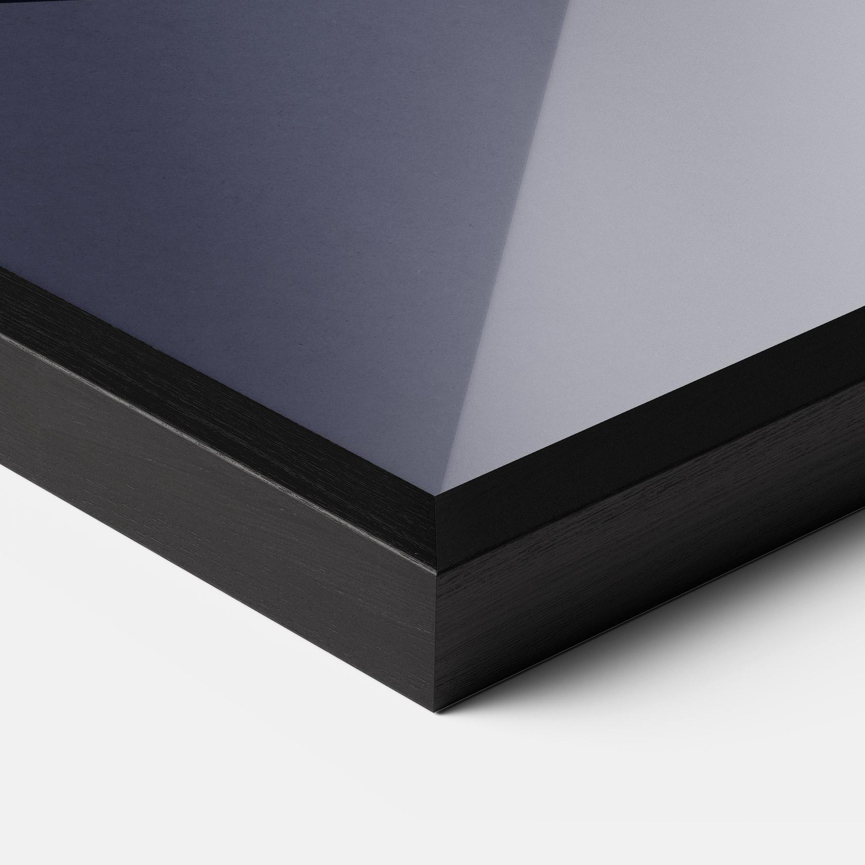 Gerahmte Poster Rabbit Headset mockup 3