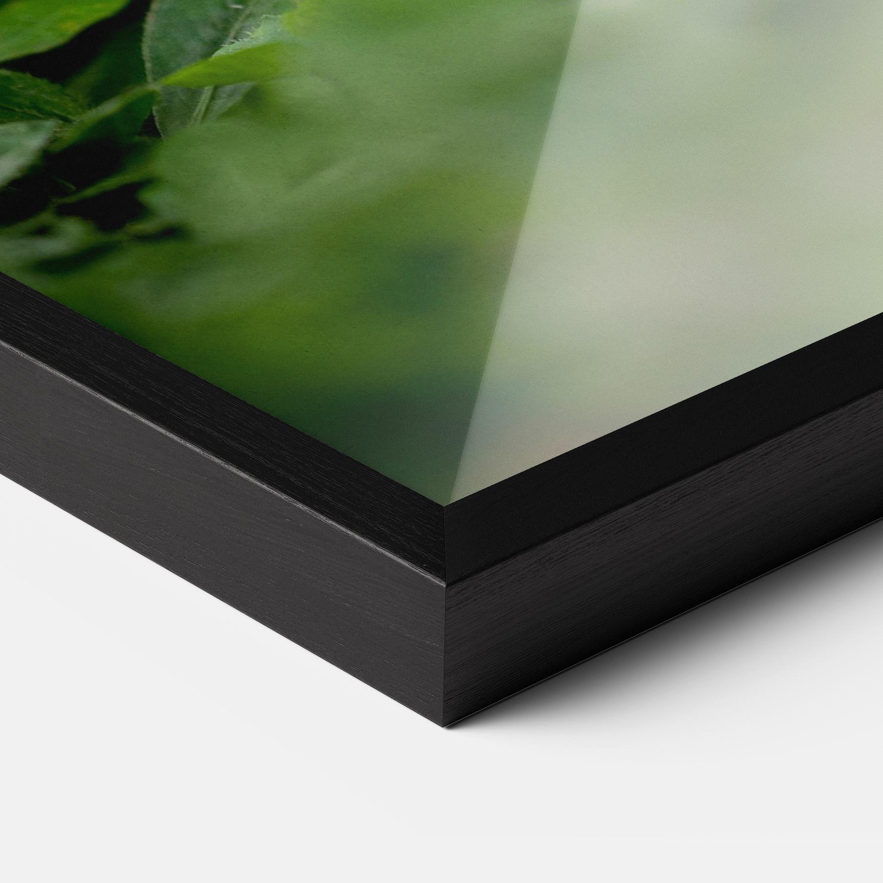 Gerahmte Poster White Black Bunny mockup 3