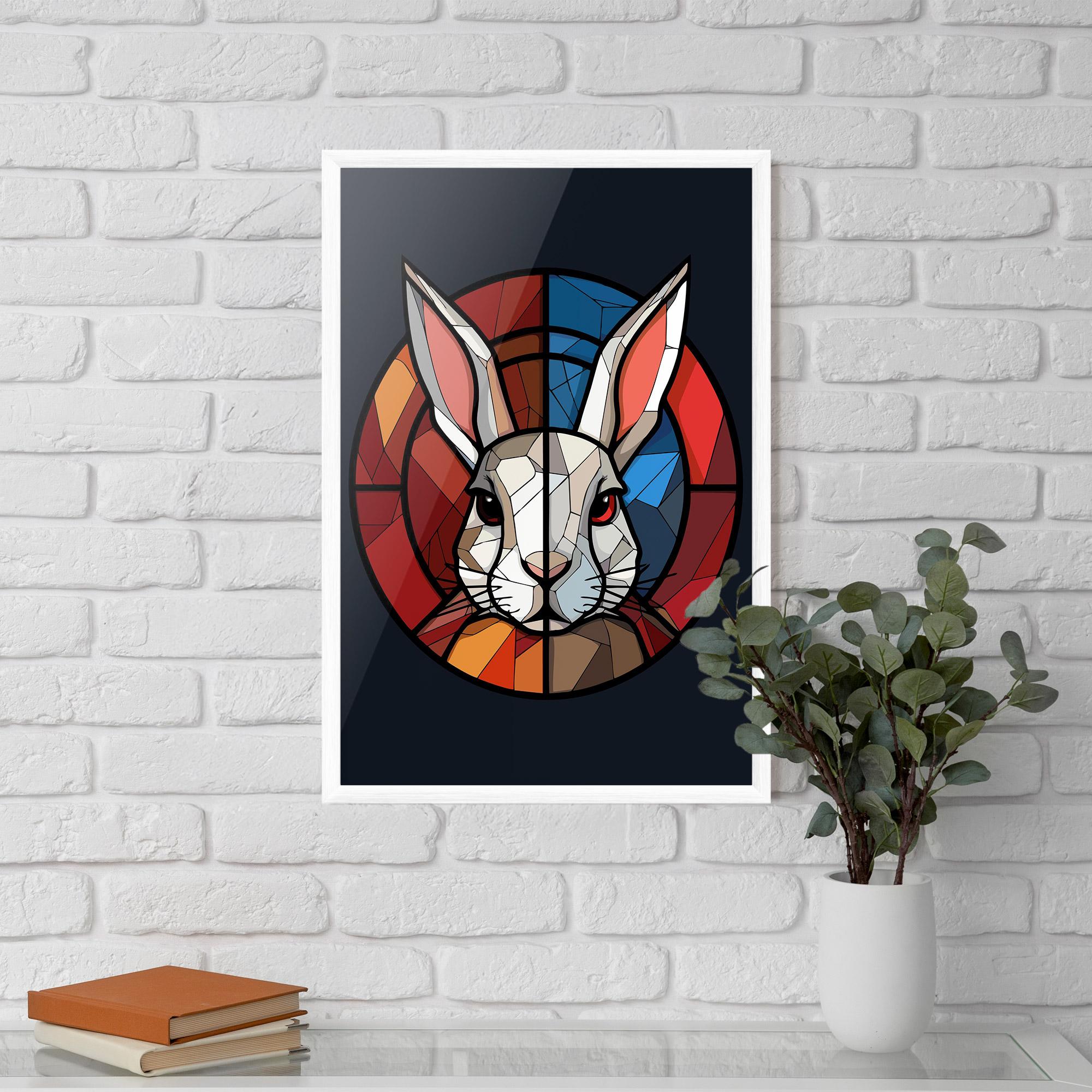 Gerahmte Poster Bunny mockup 5