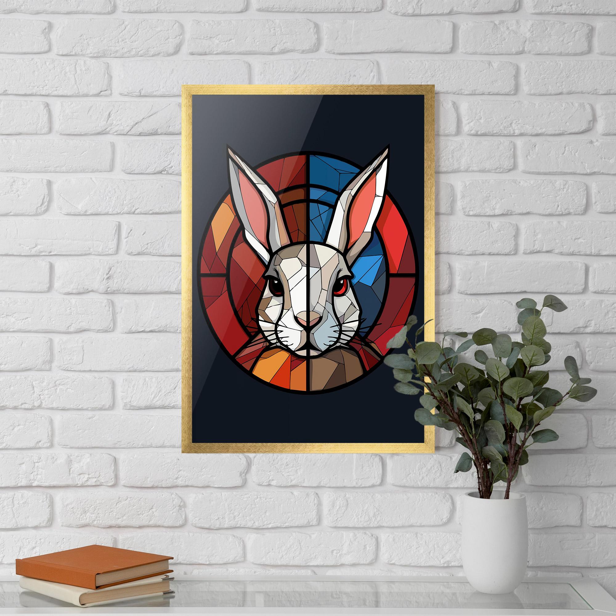 Gerahmte Poster Bunny mockup 5