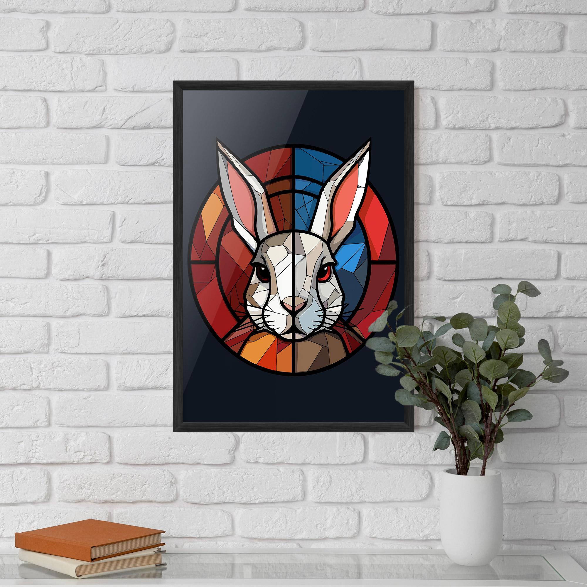 Gerahmte Poster Bunny mockup 5