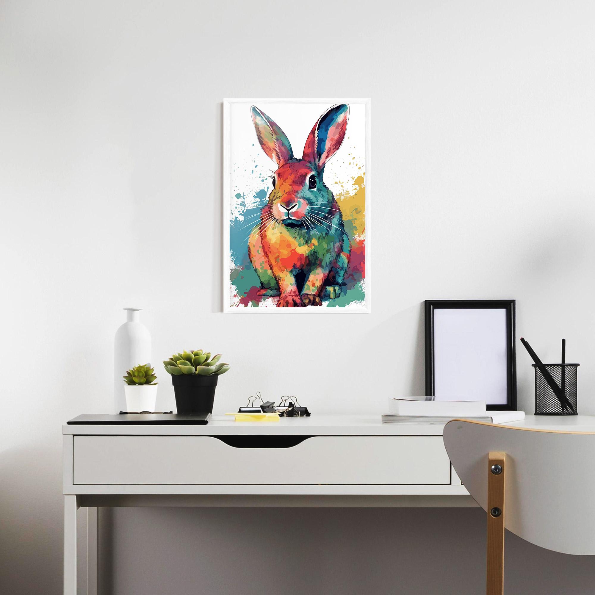 Gerahmte Poster Brush Rabbit mockup 7
