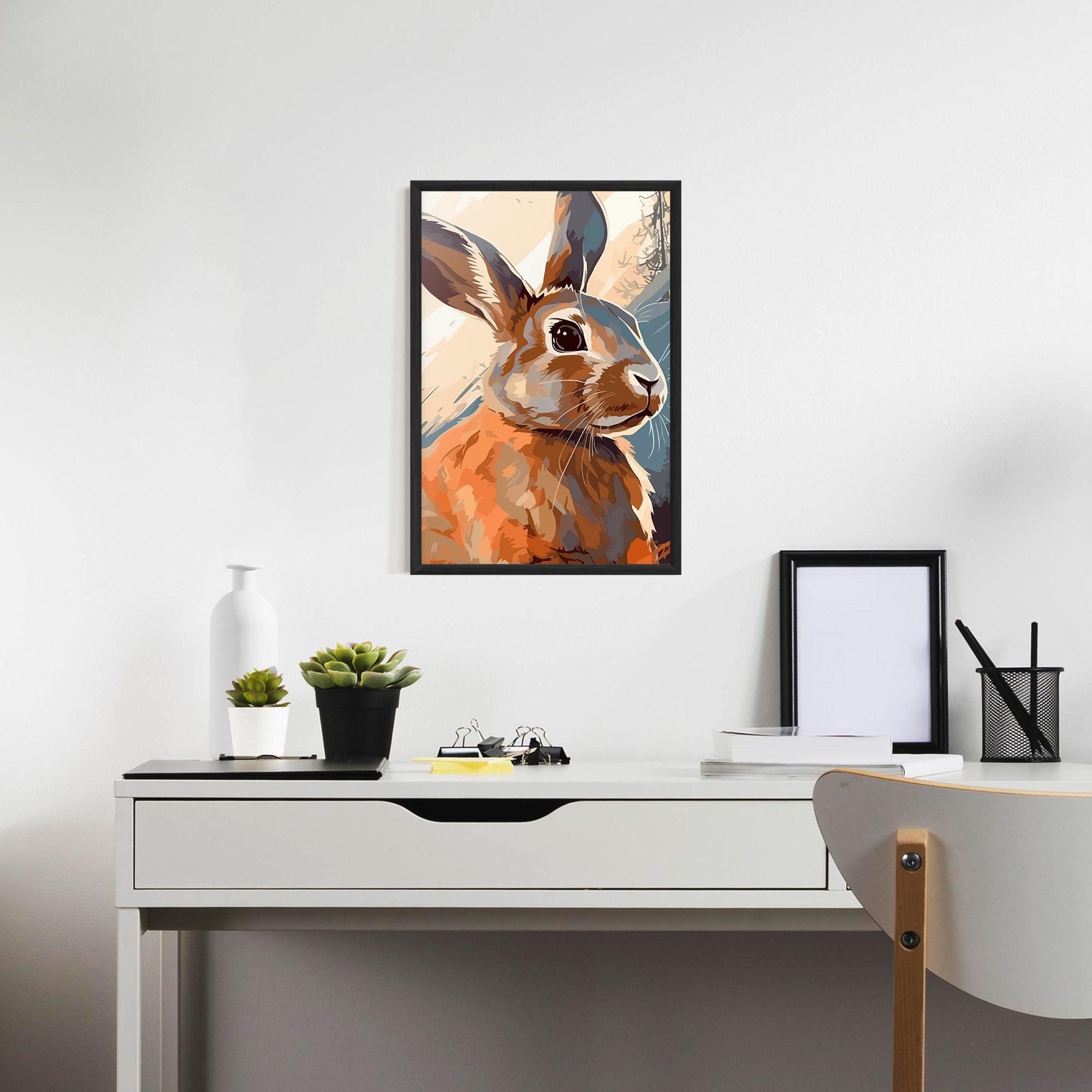 Gerahmte Poster Anime Rabbit mockup 7