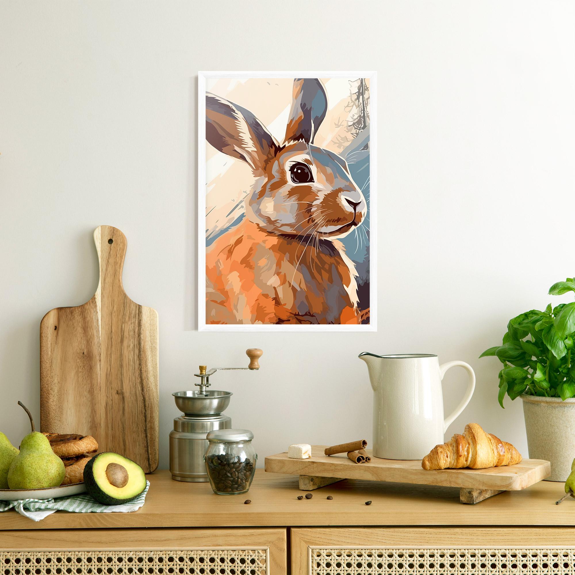 Gerahmte Poster Anime Rabbit mockup 8