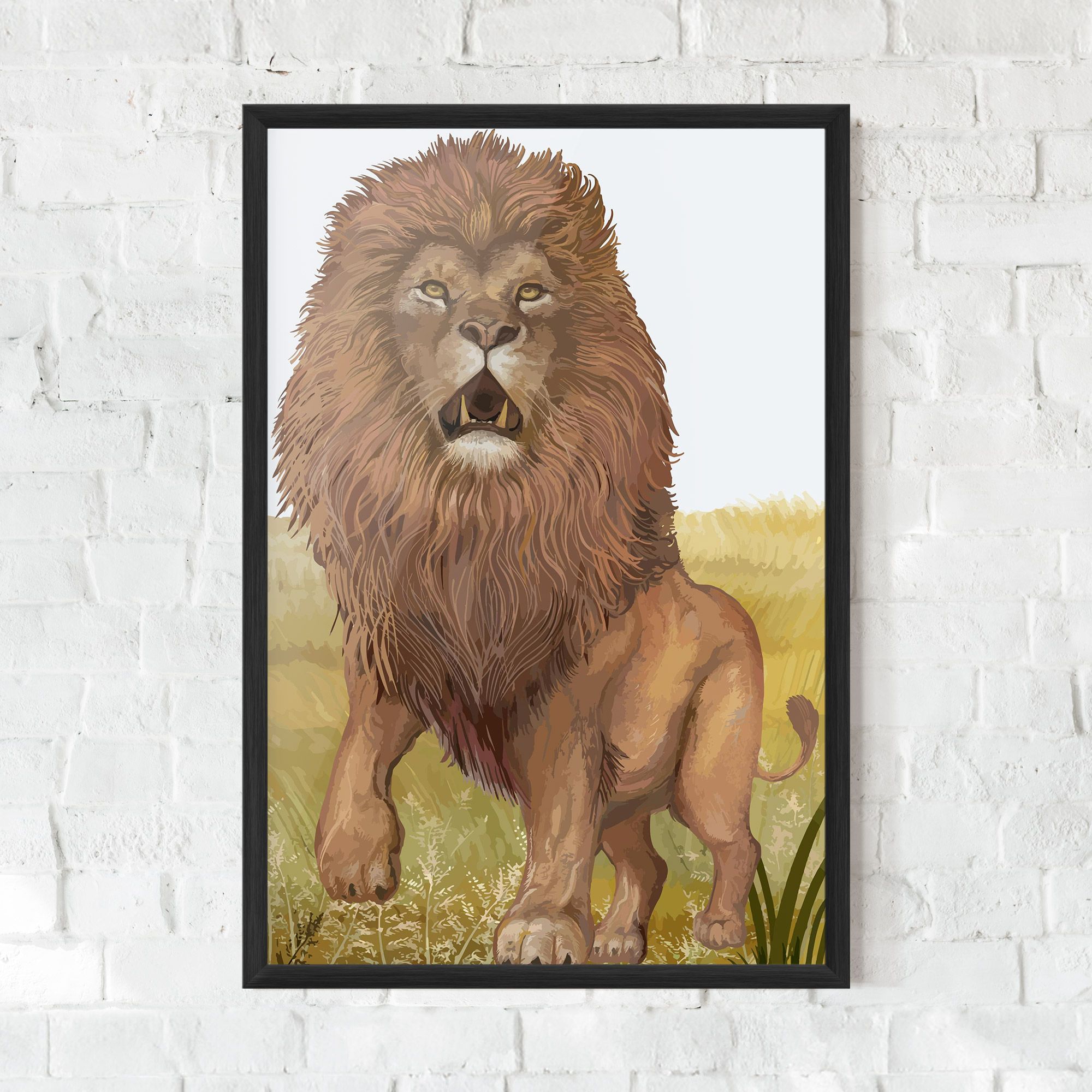 Wild Lion mockup 0
