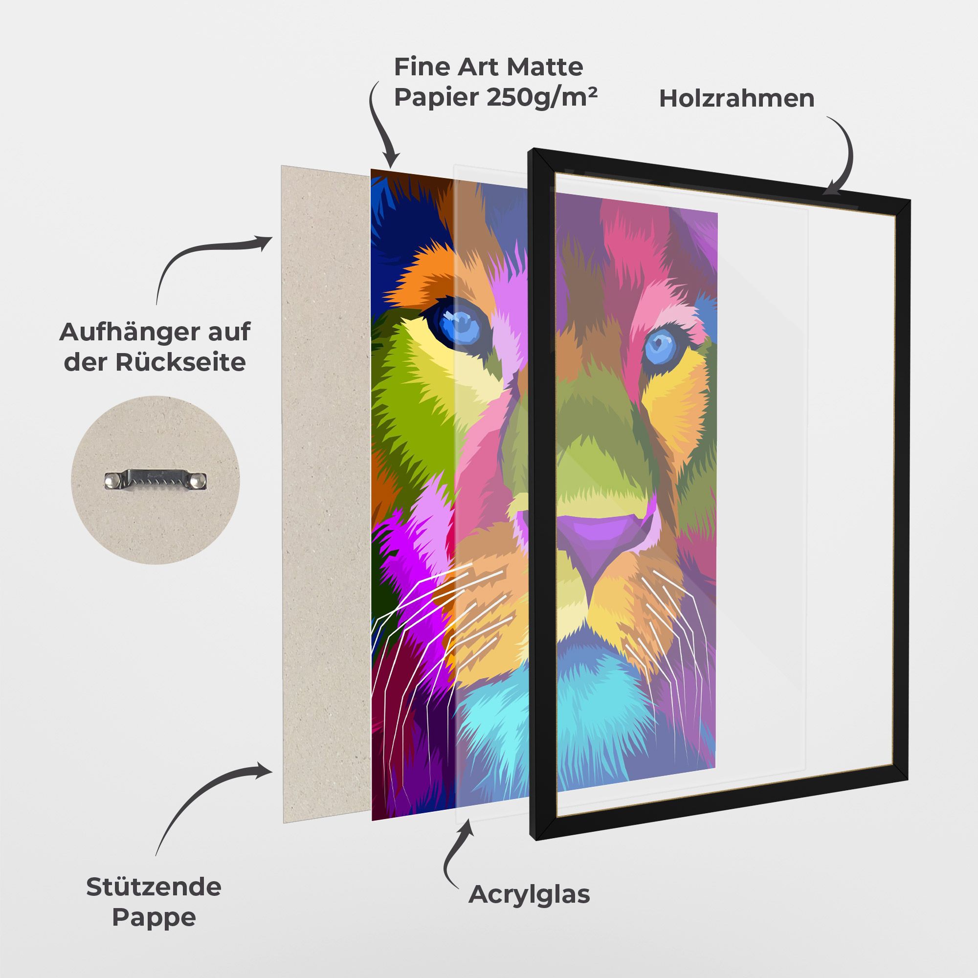Color Lion Close Up mockup 1