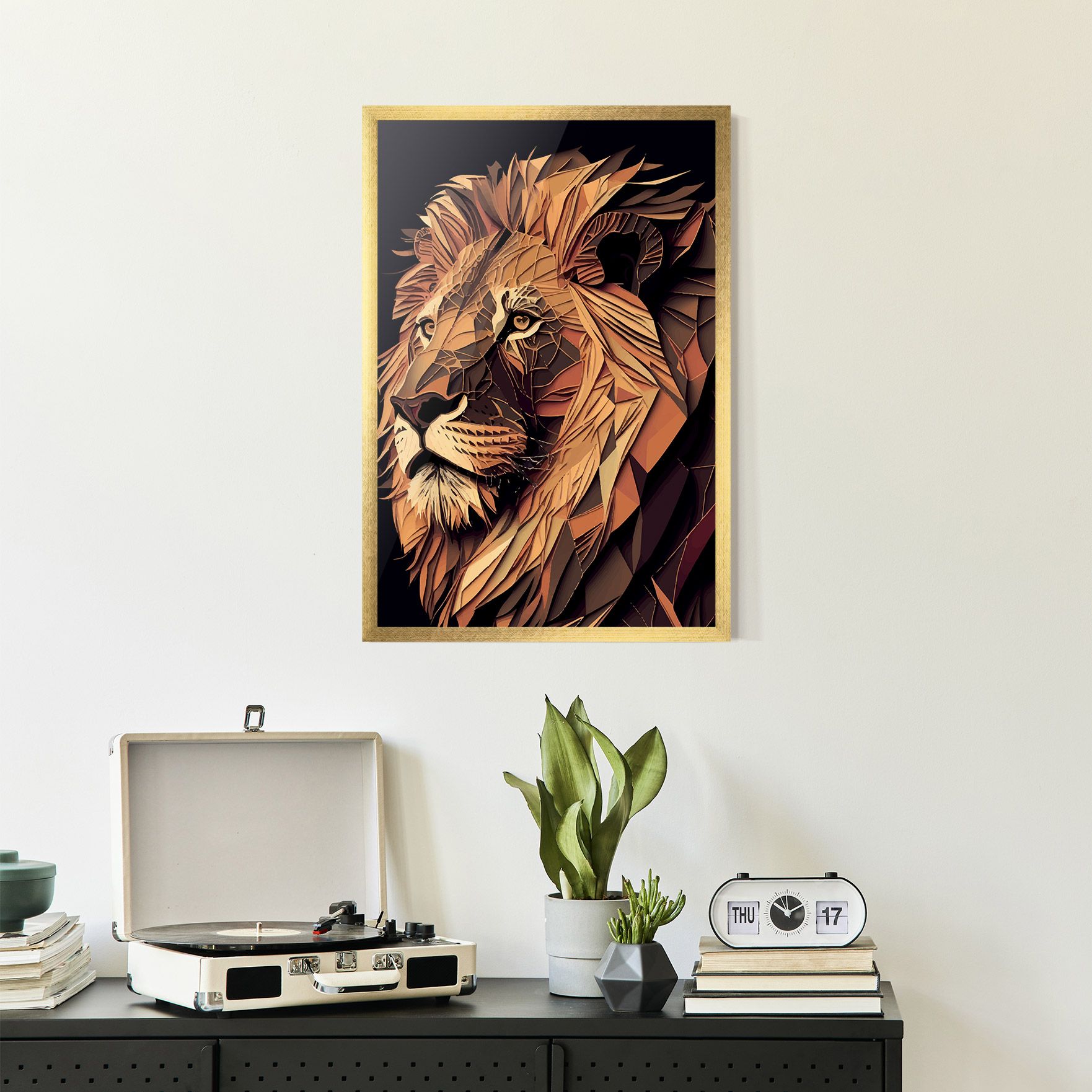 Orange Mix Lion mockup 2