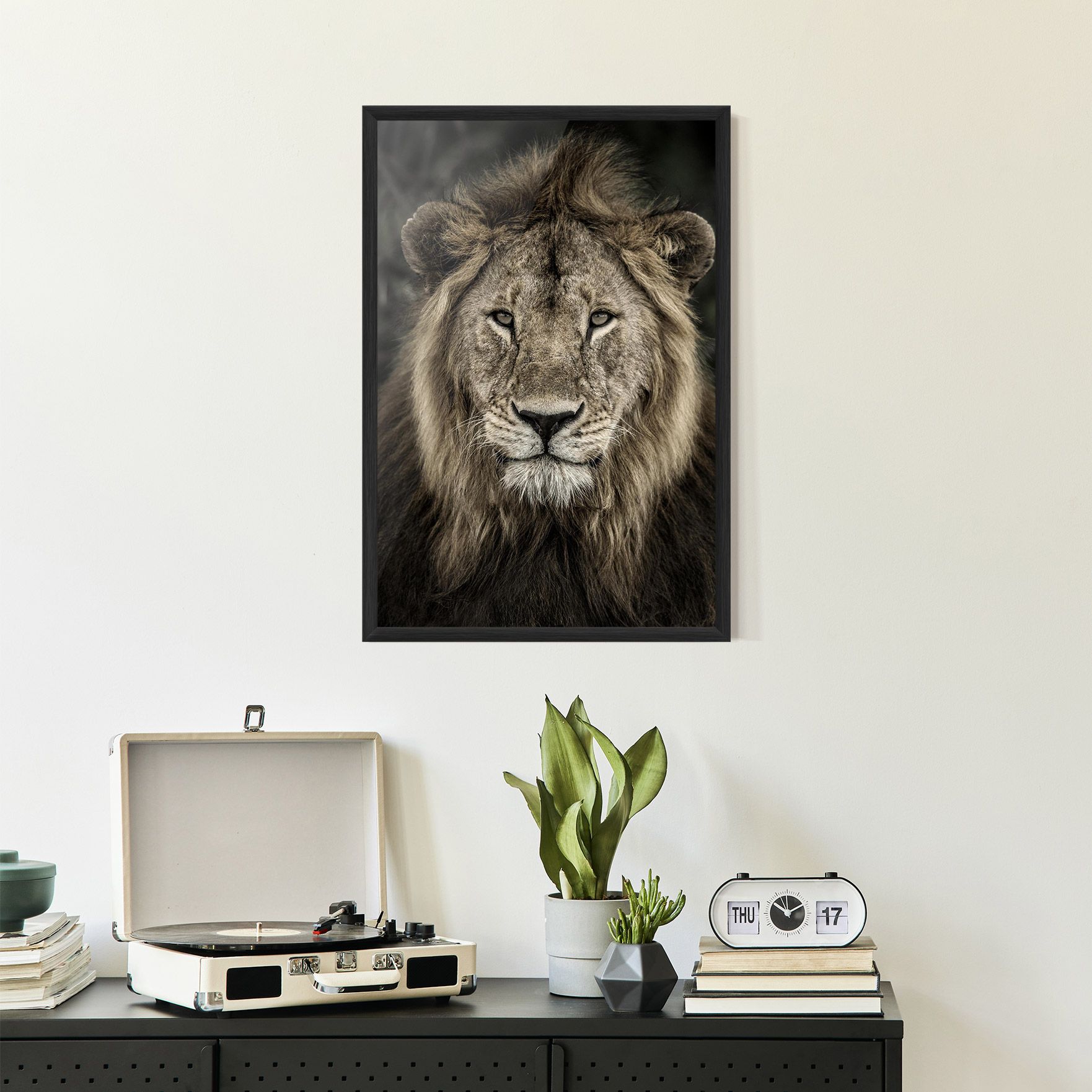 Lion Close Up mockup 2