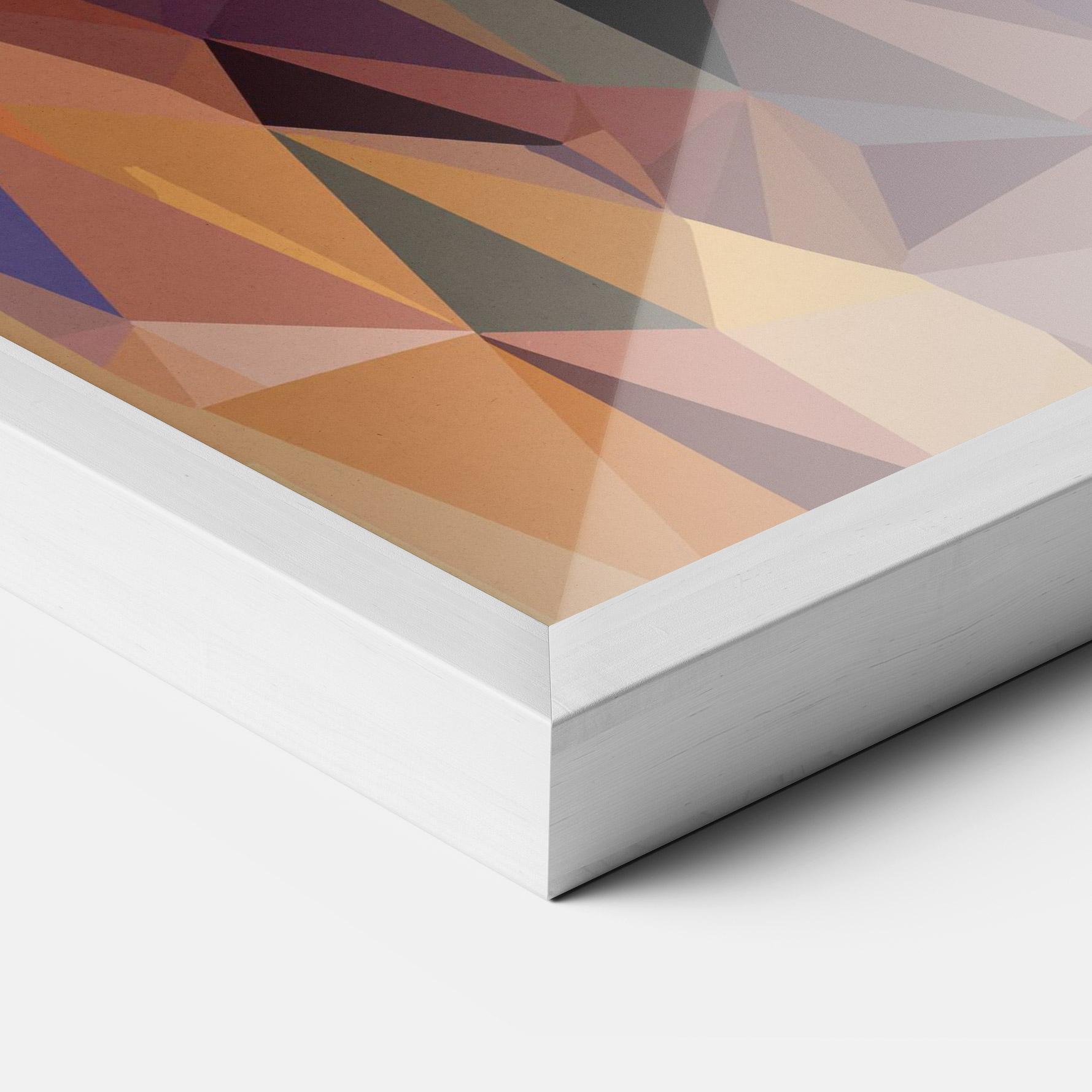 Gerahmte Poster Artistic Lion Head mockup 3