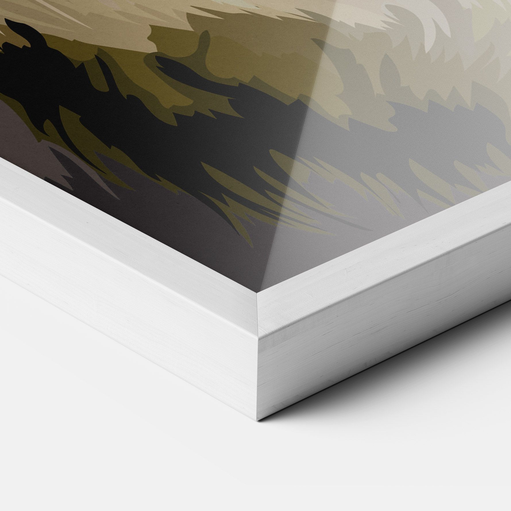 Beautiful Lion Art mockup 3