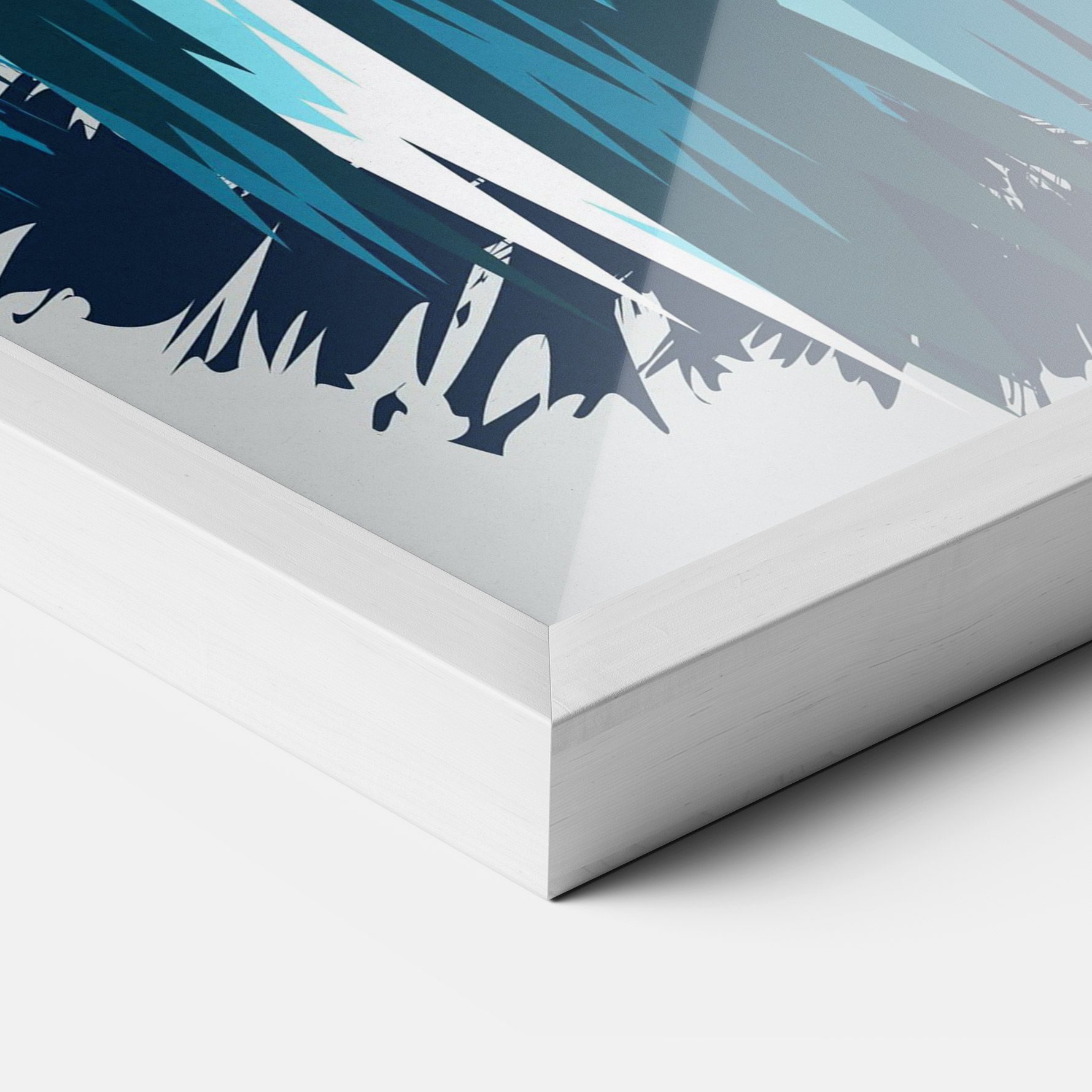 Blue Lion Head mockup 3