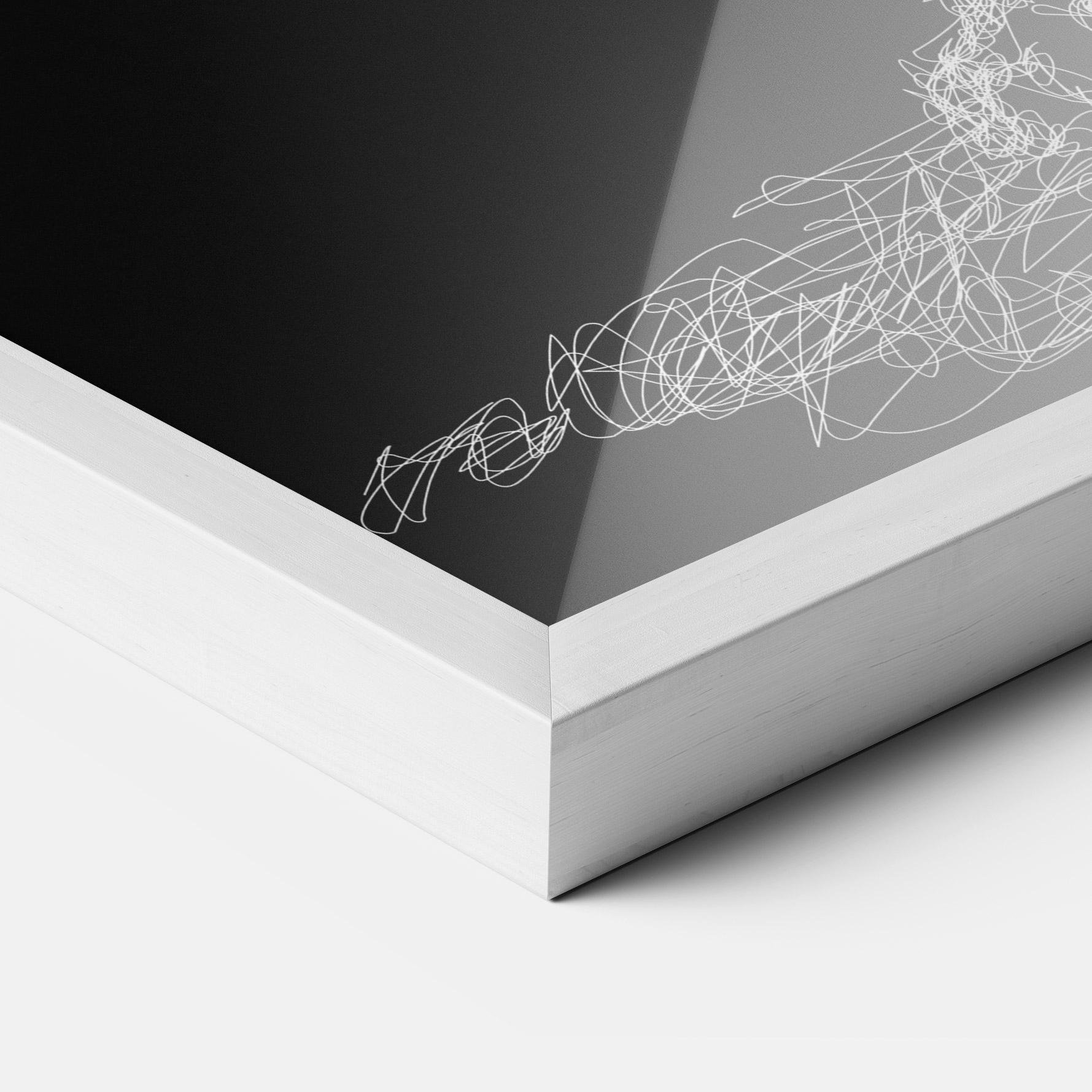 Gerahmte Poster Lion Signature mockup 3