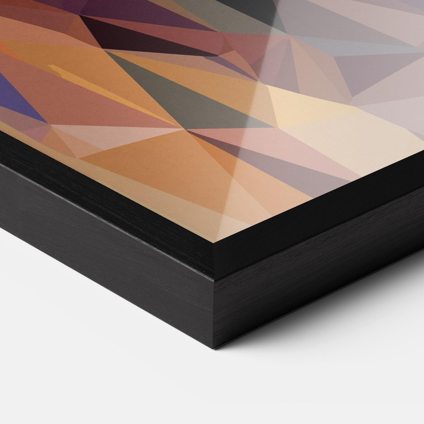 Gerahmte Poster Artistic Lion Head mockup 3