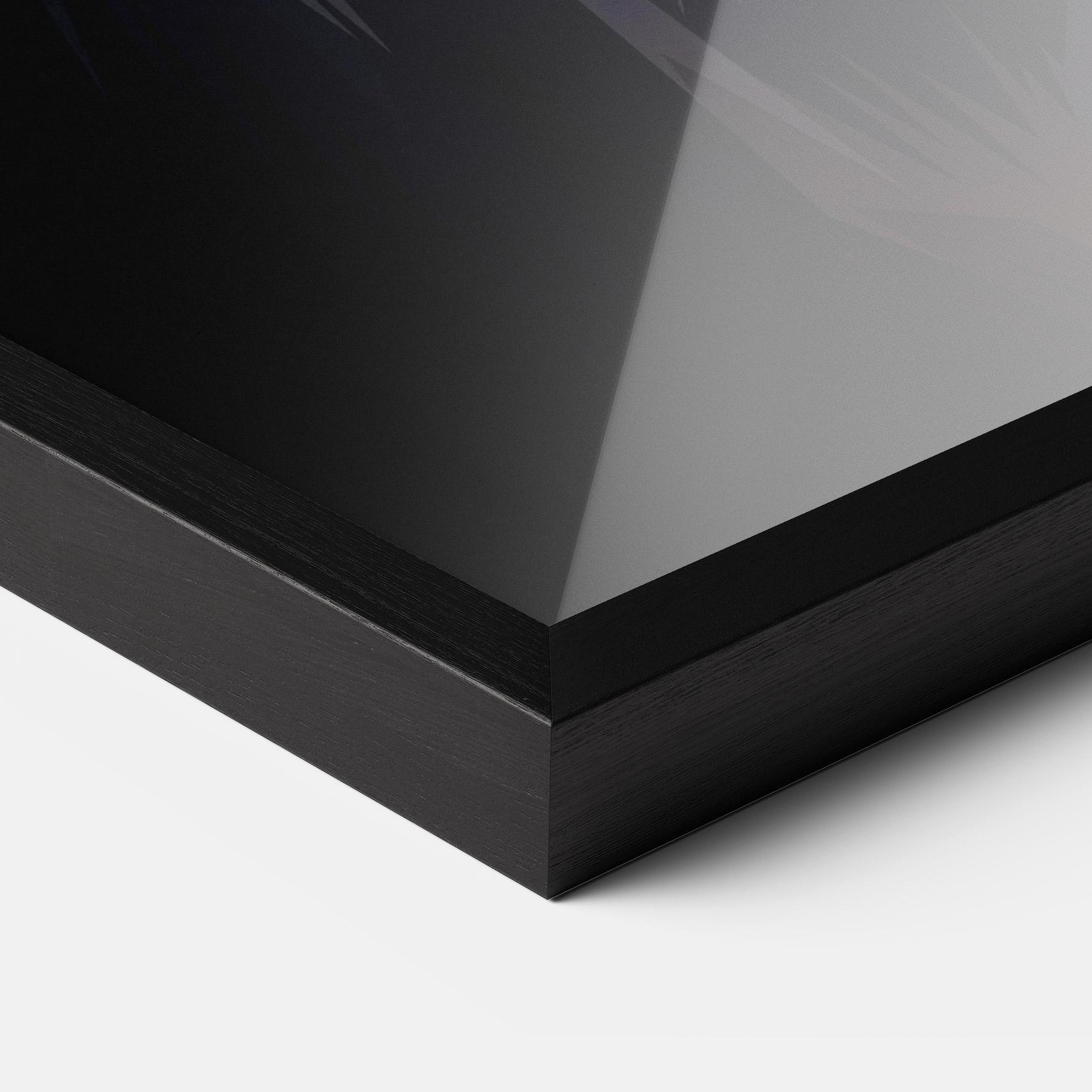 Gerahmte Poster Blue Lion mockup 3