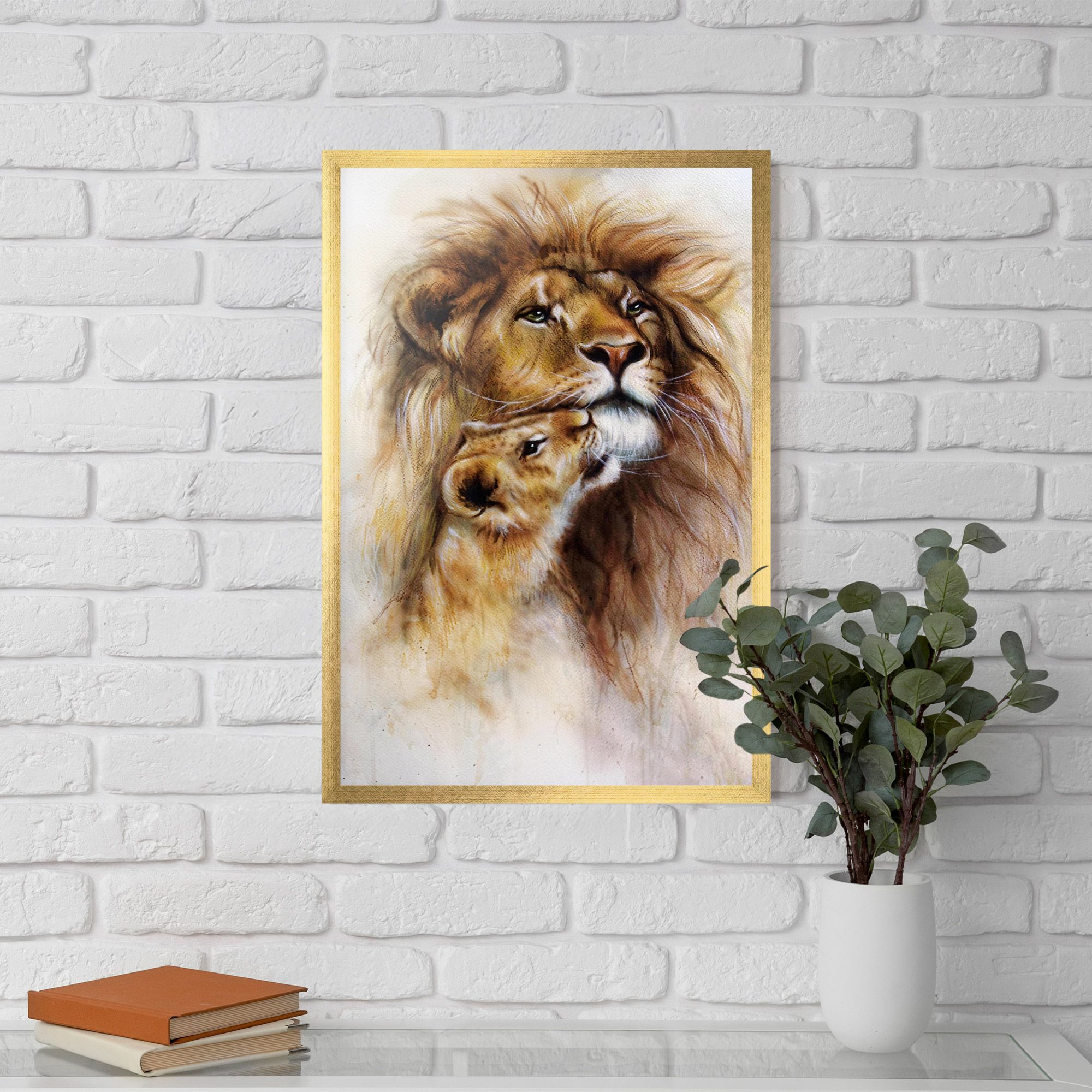 Lion Love mockup 5