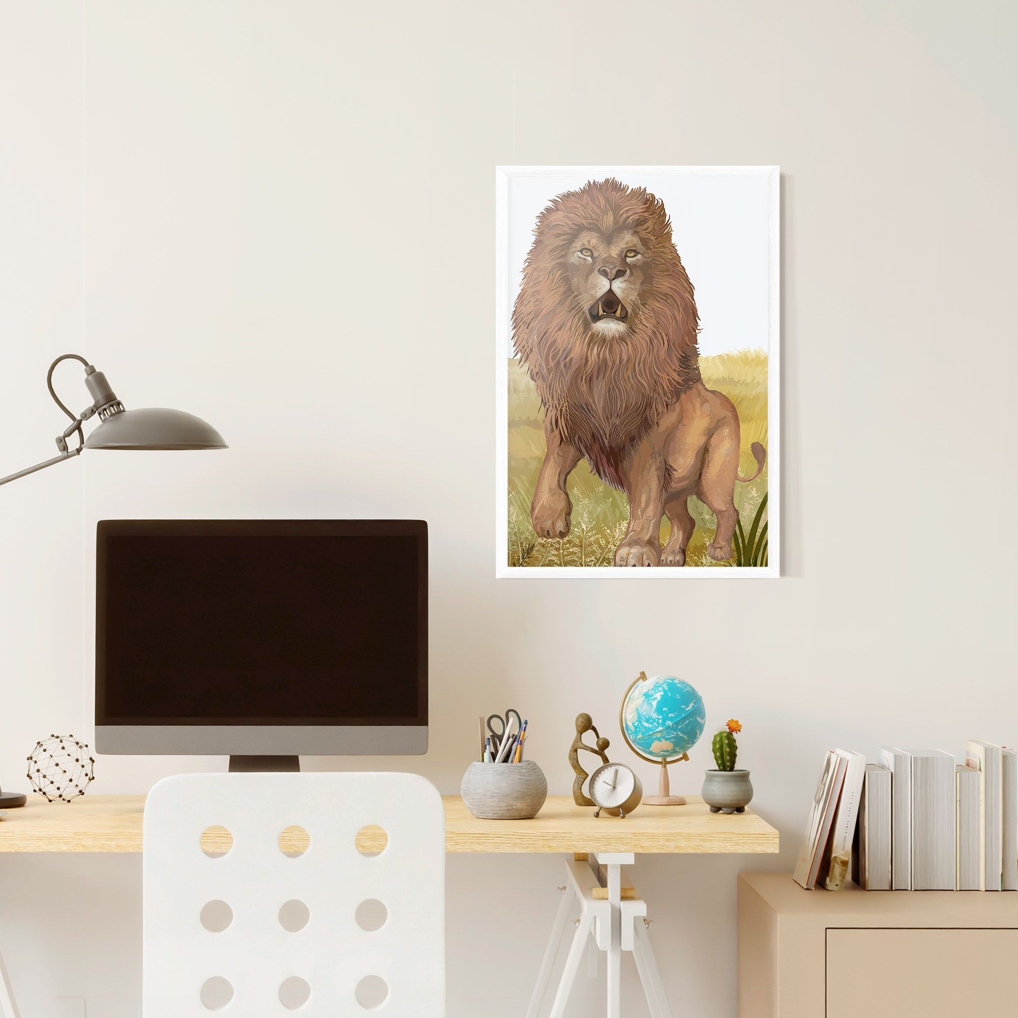 Wild Lion mockup 6