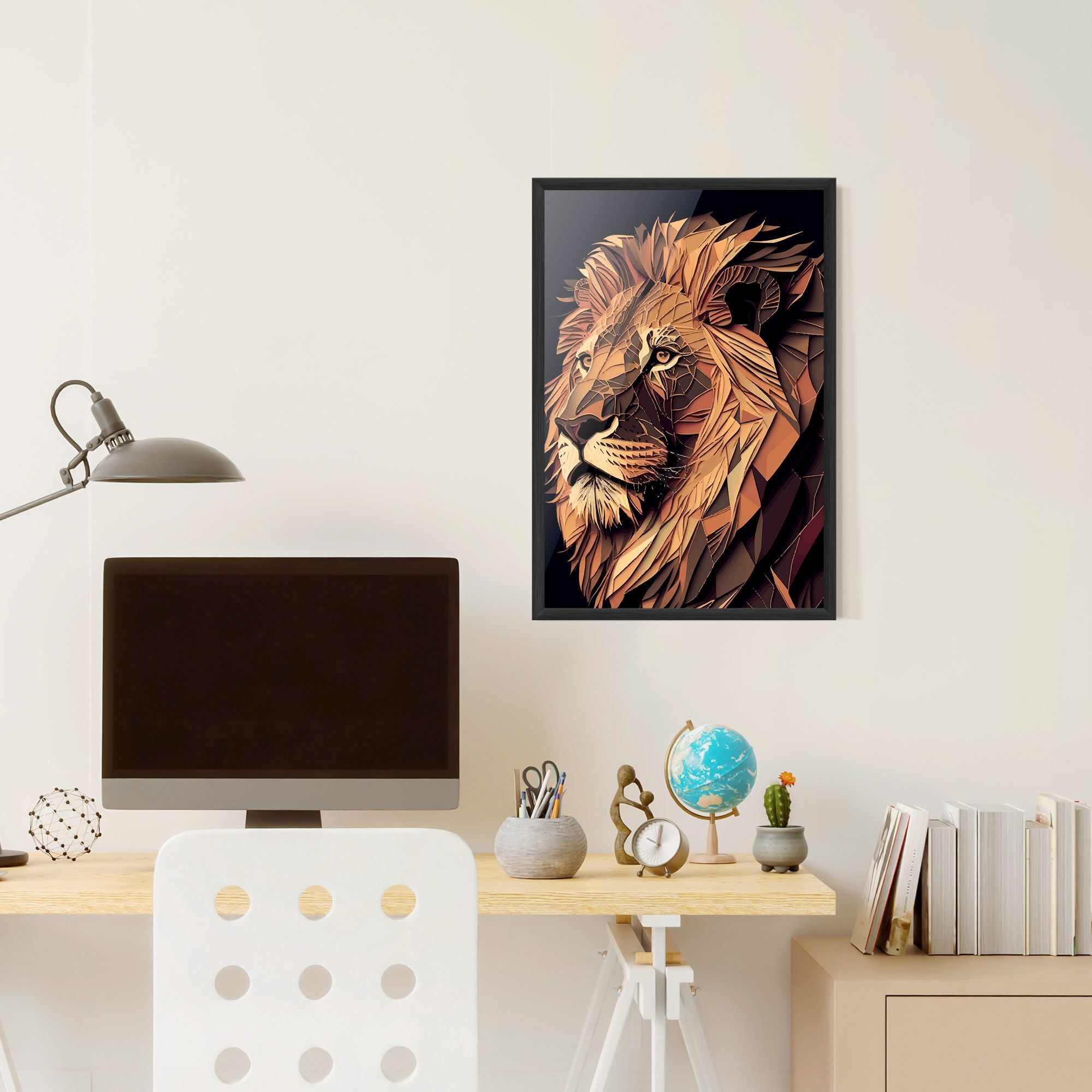 Orange Mix Lion mockup 6