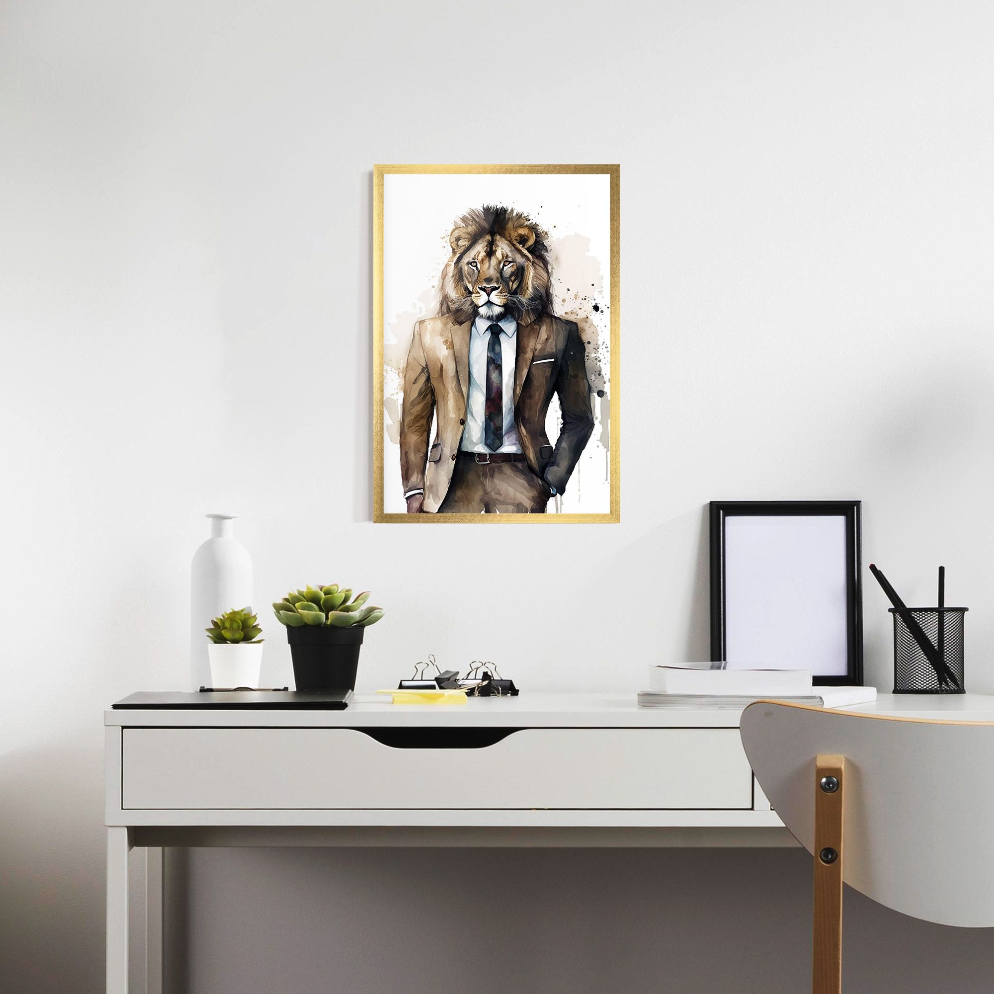 Lion In Suit mockup 7