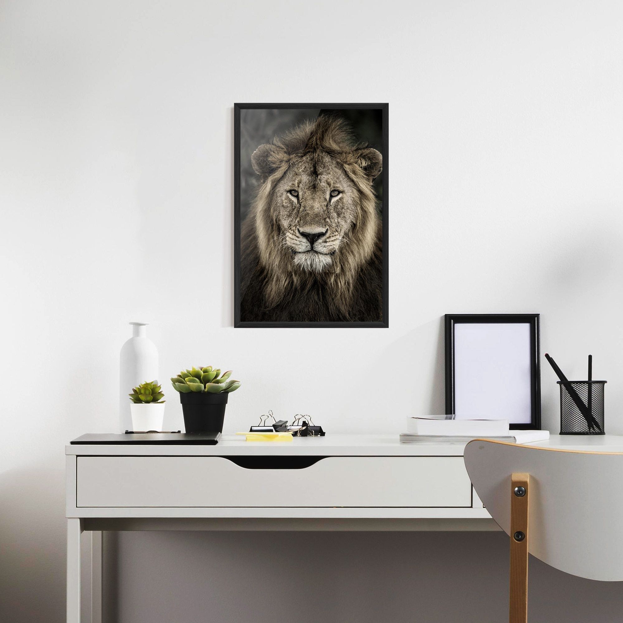 Lion Close Up mockup 7