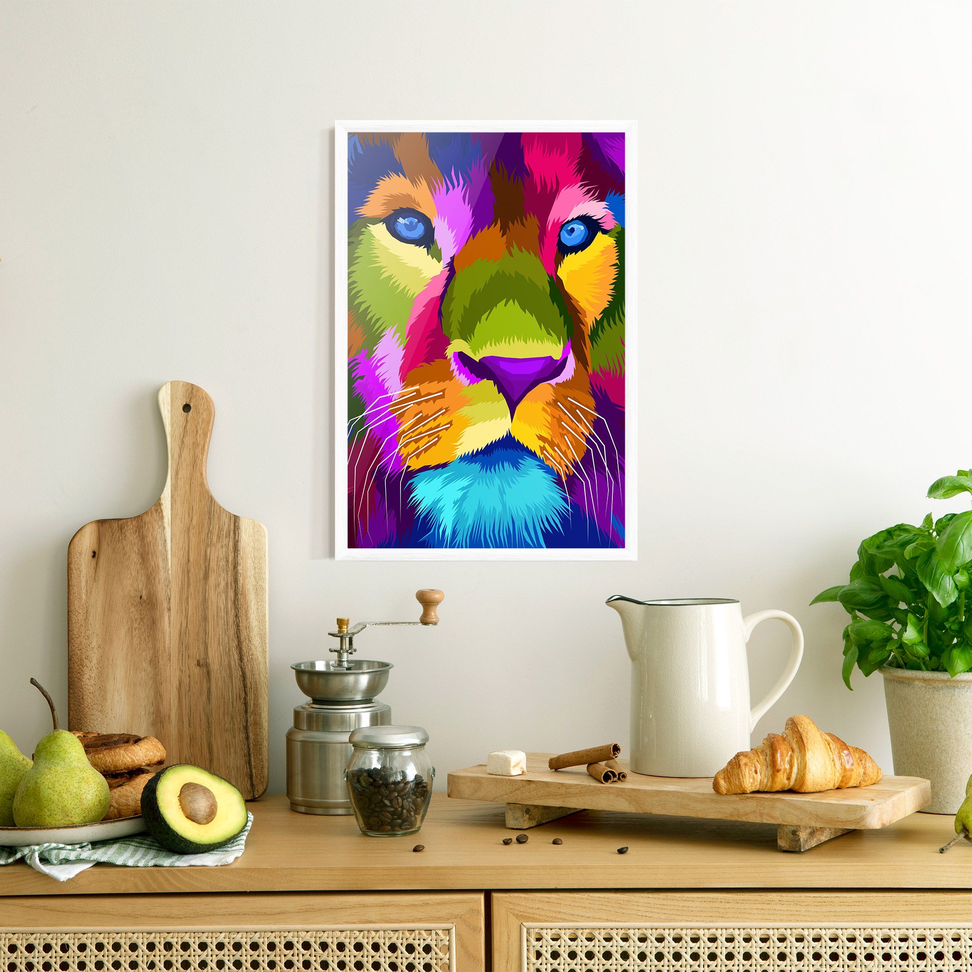 Color Lion Close Up mockup 8