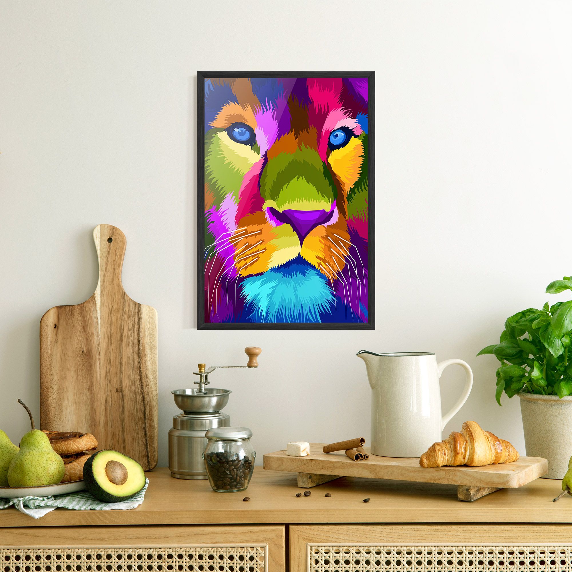 Color Lion Close Up mockup 8