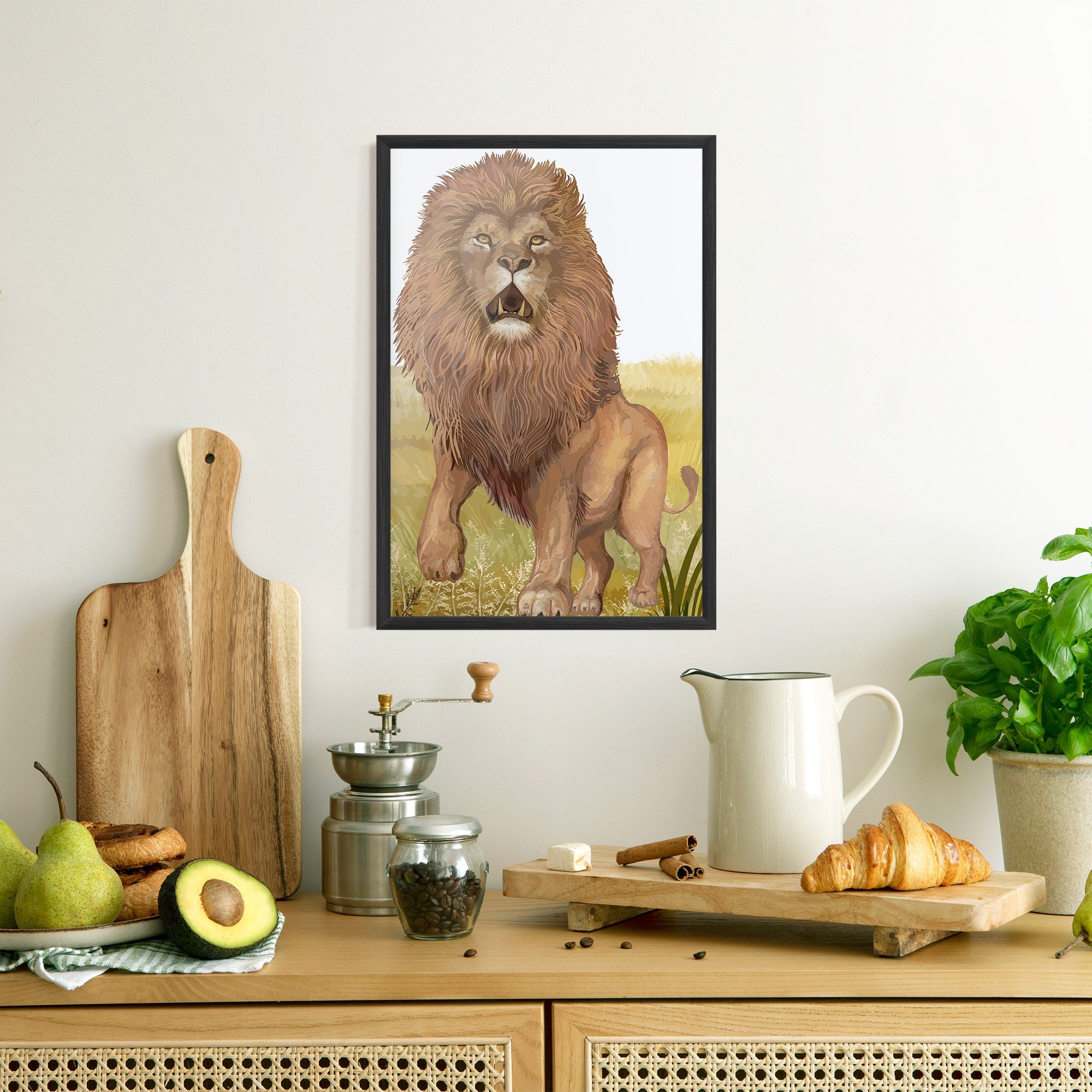 Wild Lion mockup 8