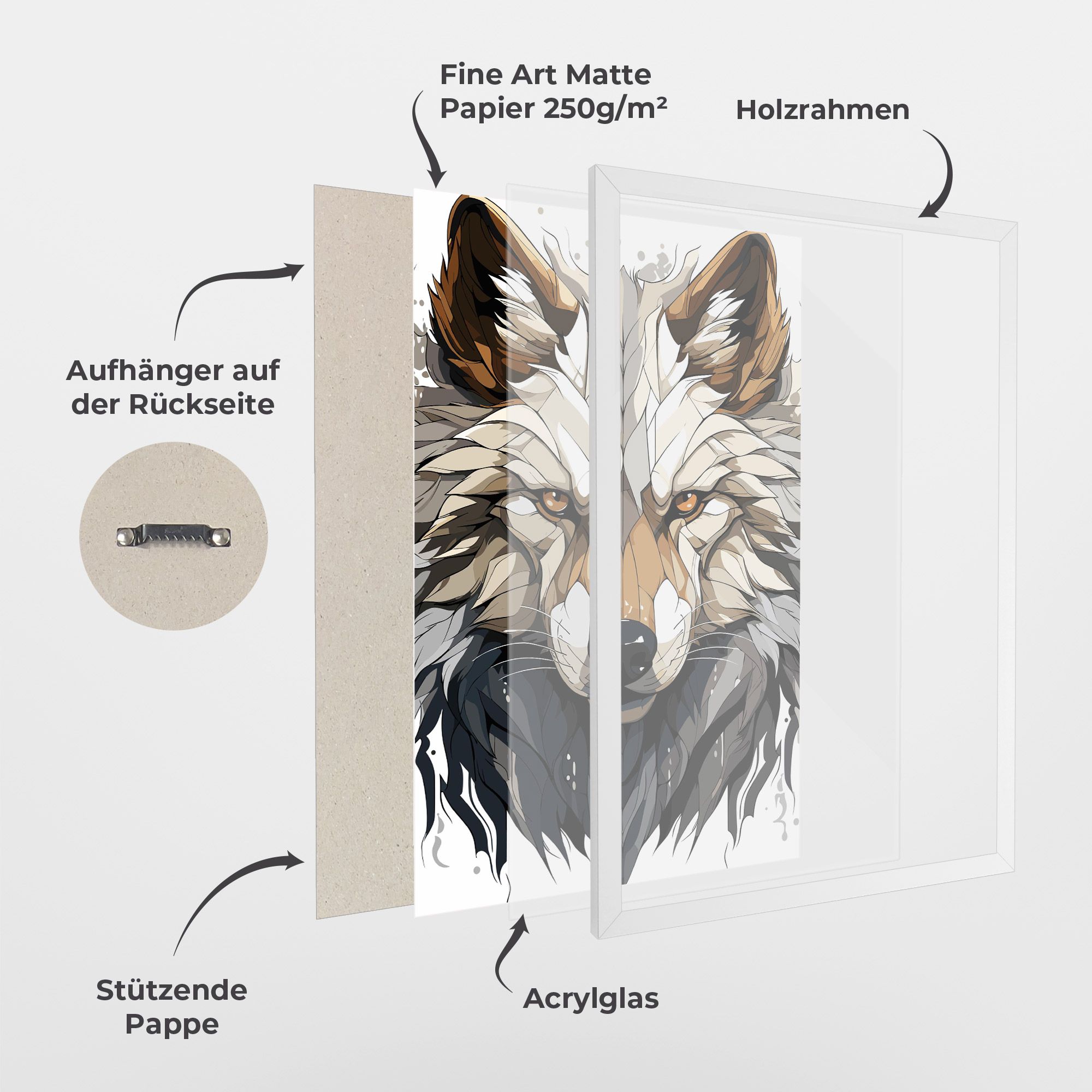 Brown Wolf mockup 1