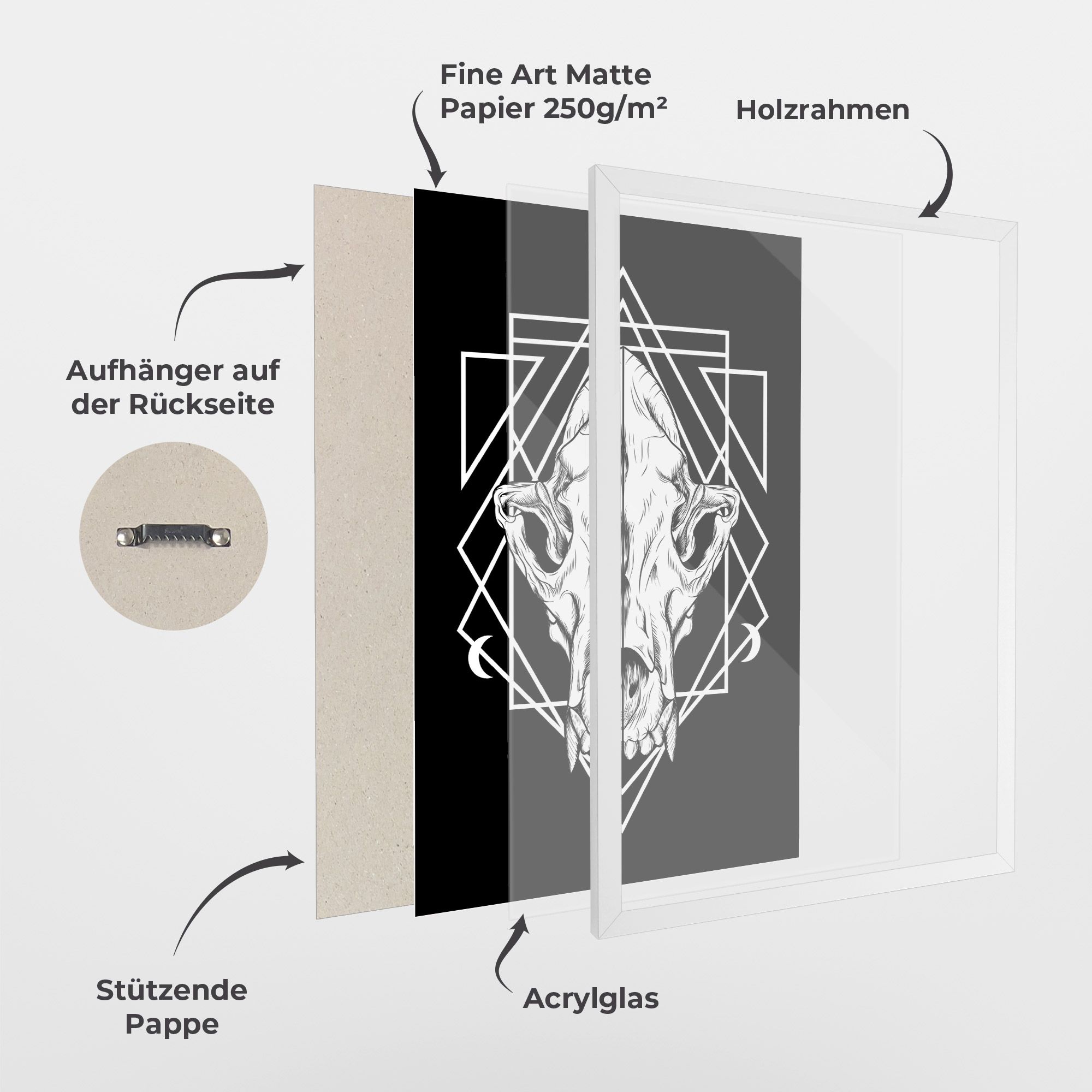 Dark Wolf Skull mockup 1