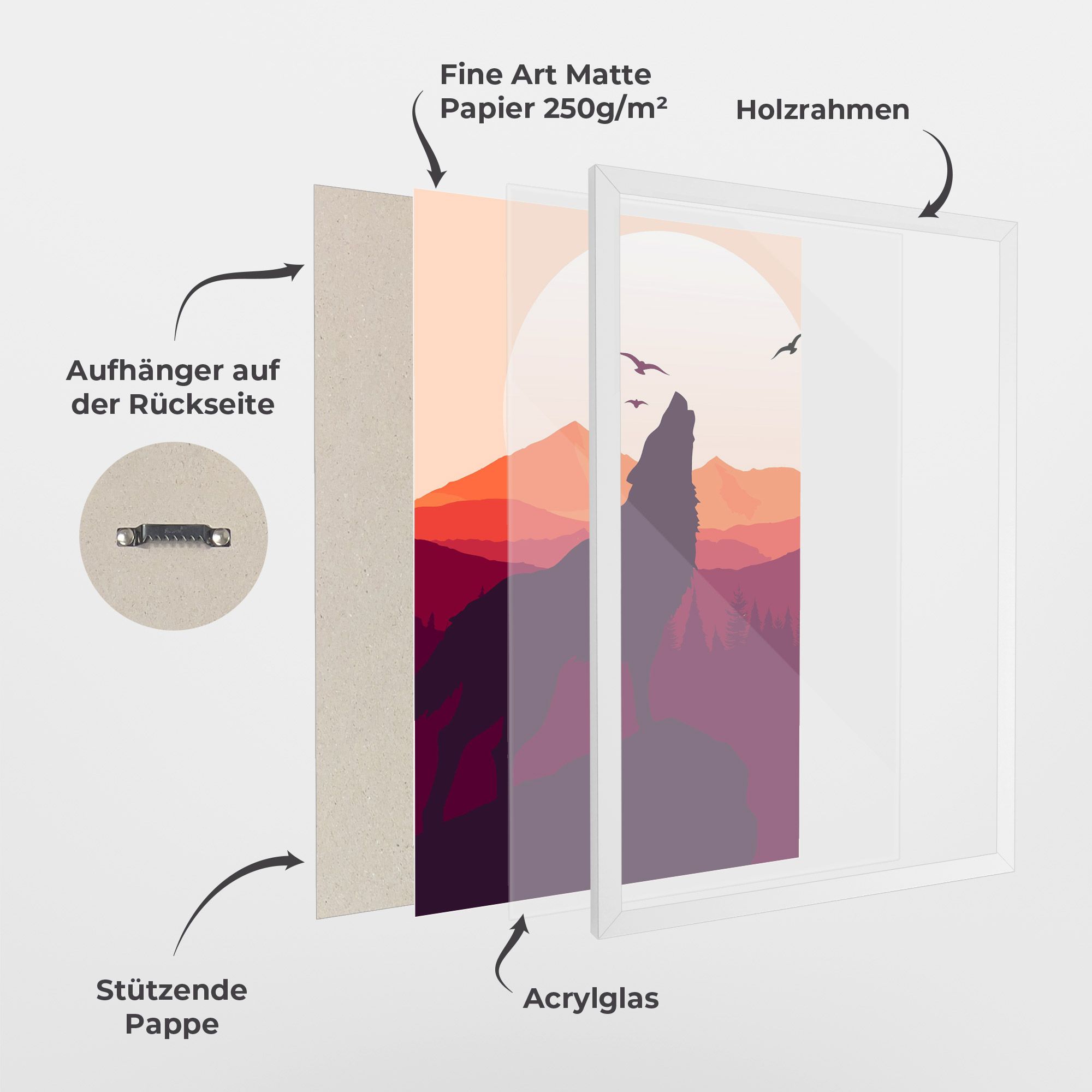 Wolf Pink Moon mockup 1