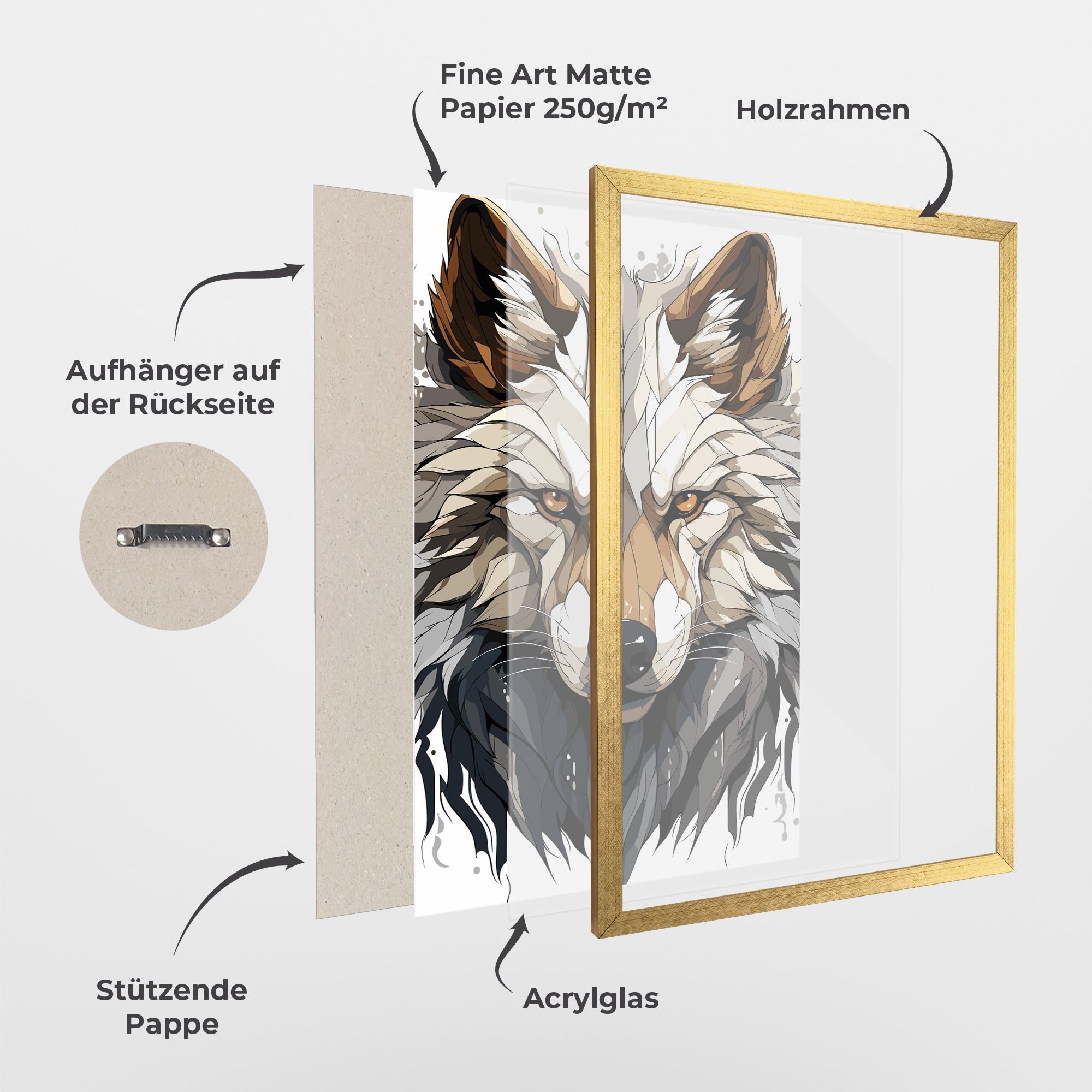Brown Wolf mockup 1