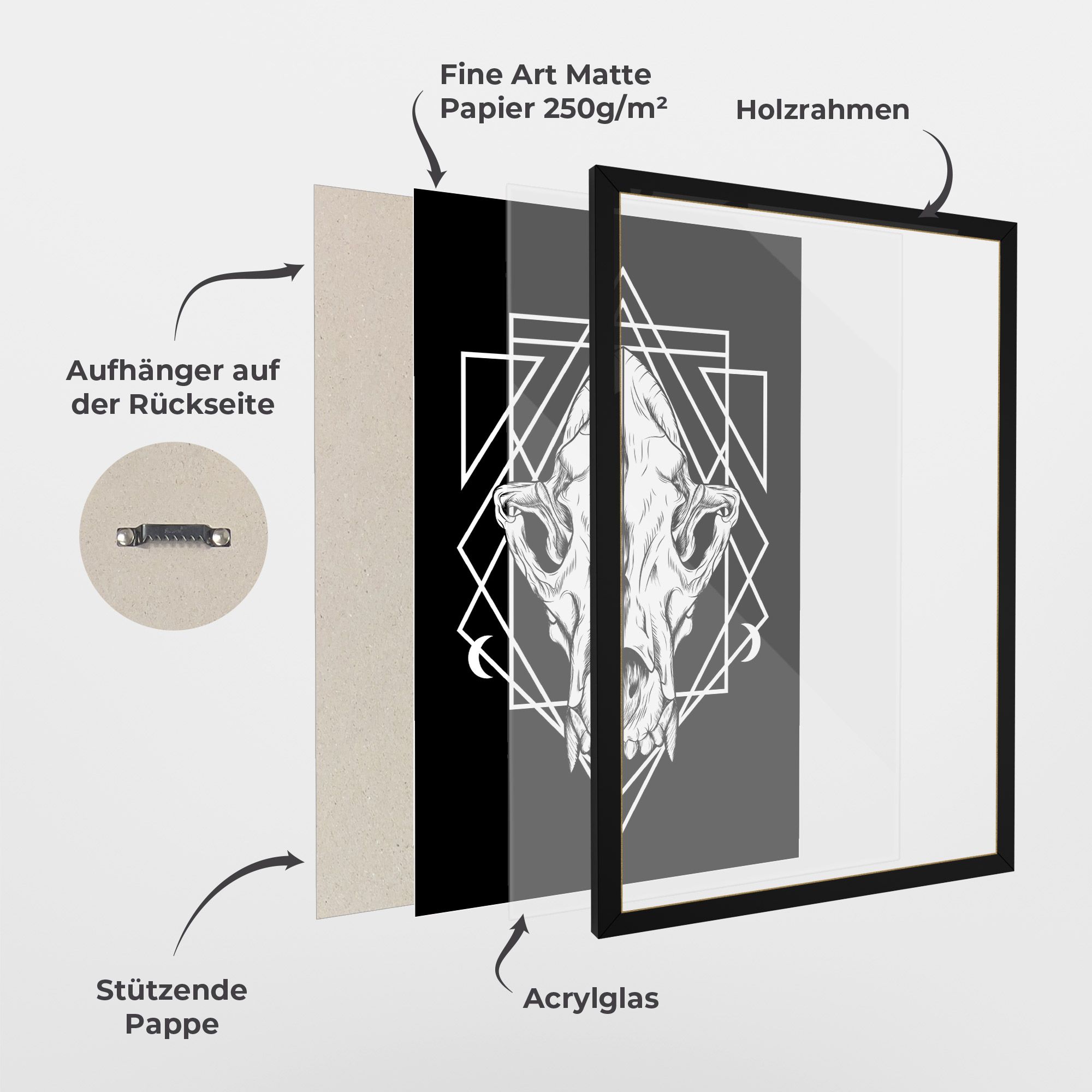 Dark Wolf Skull mockup 1