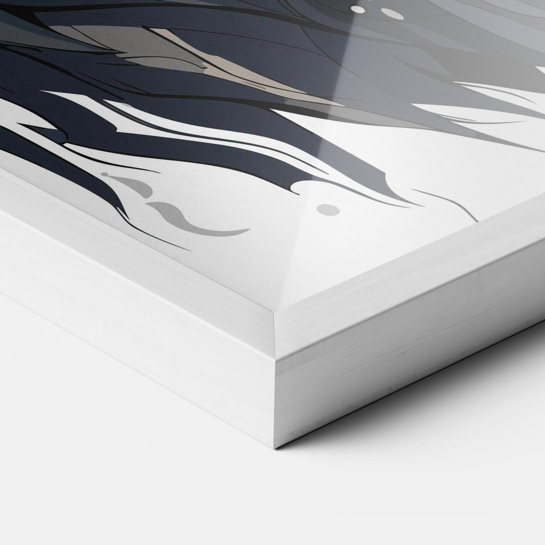 Gerahmte Poster Brown Wolf mockup 3