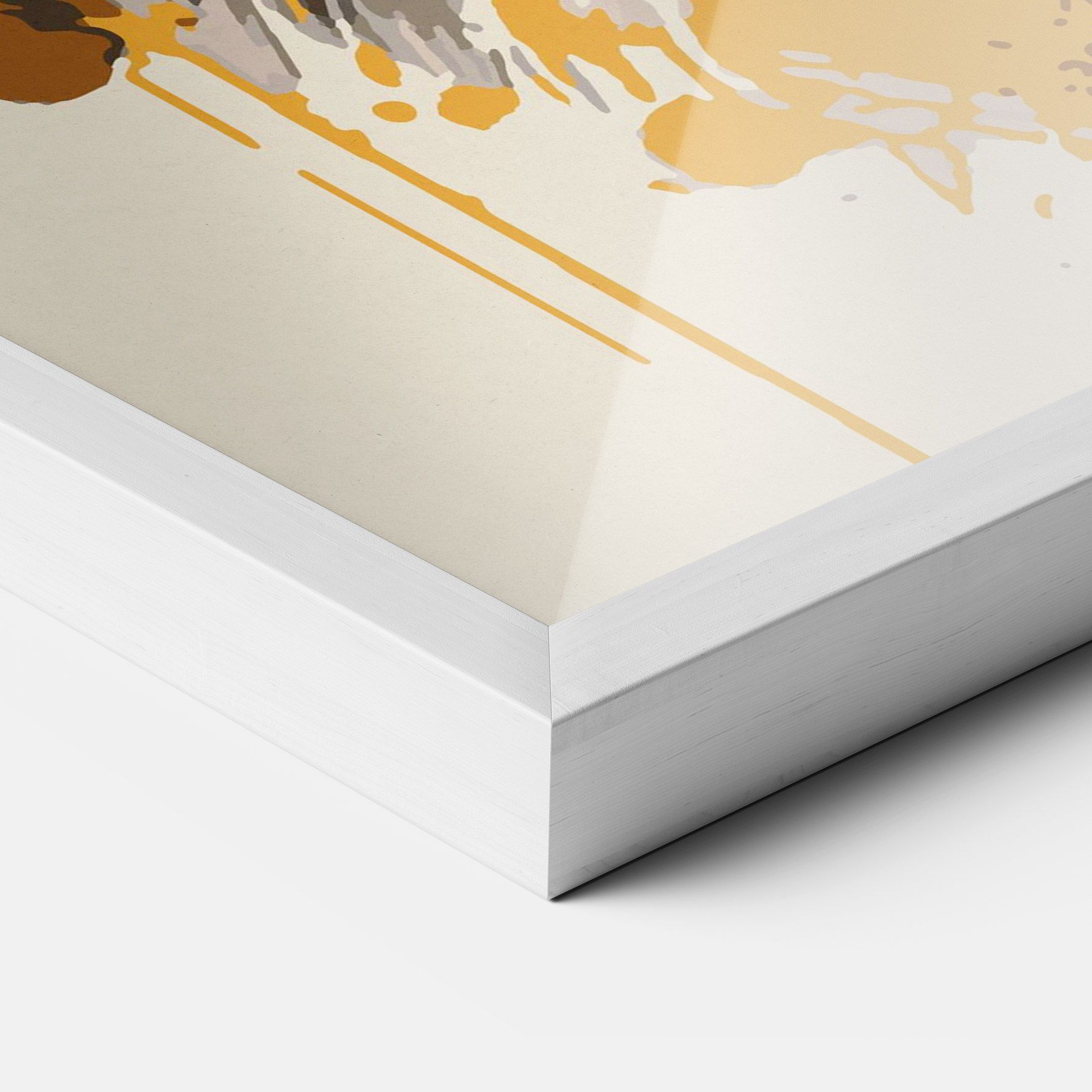 Wolf Head Art mockup 3