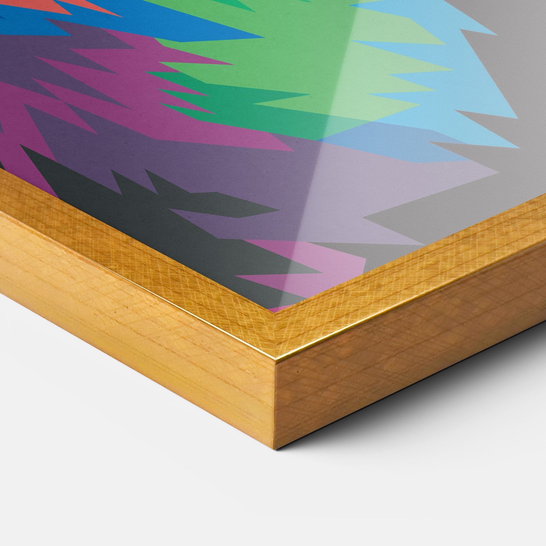 Colorful Wolf mockup 3