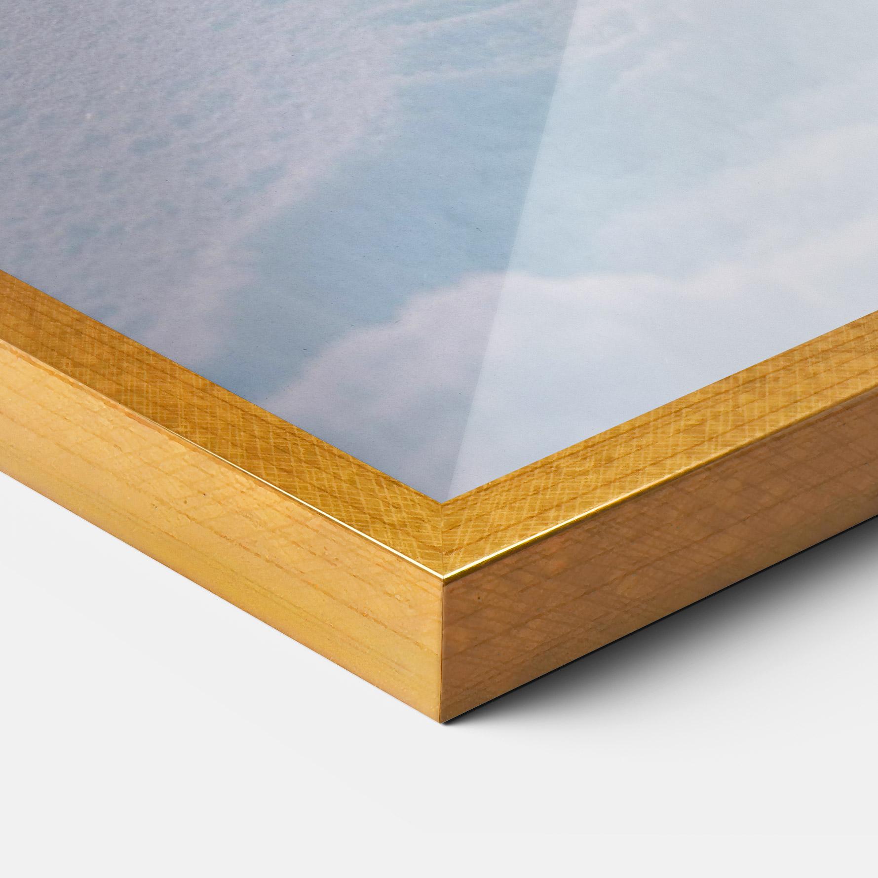 Gerahmte Poster White Snow Wolf mockup 3