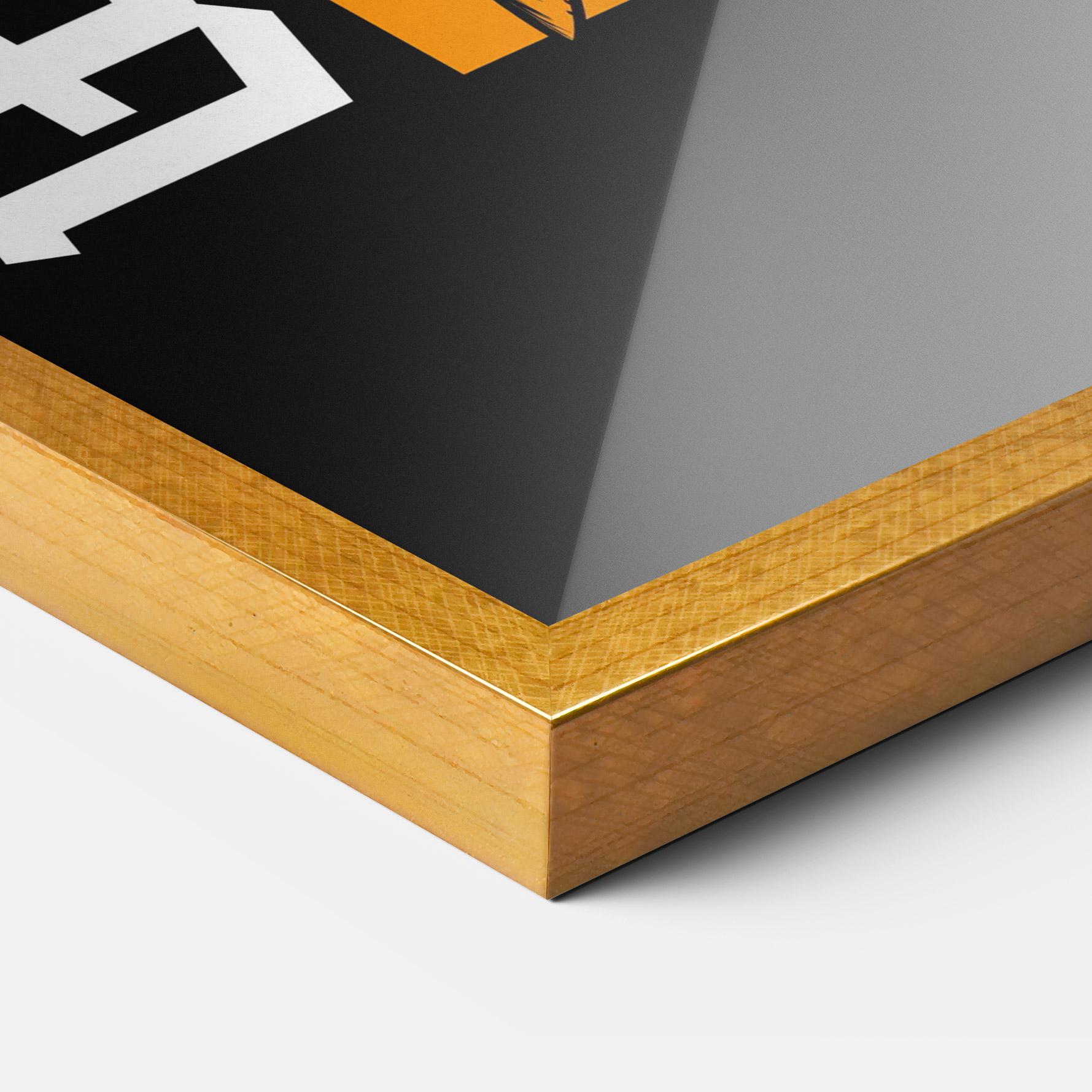 Gerahmte Poster Wolf Skull mockup 3