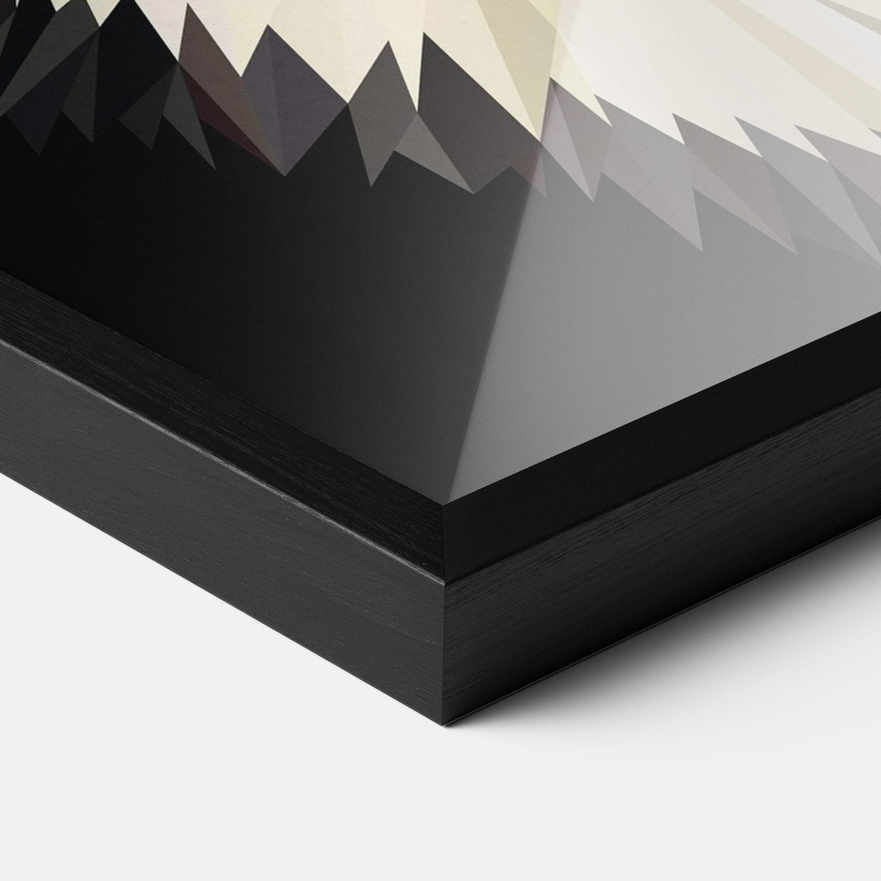 Gerahmte Poster Pretty Wolf Head mockup 3