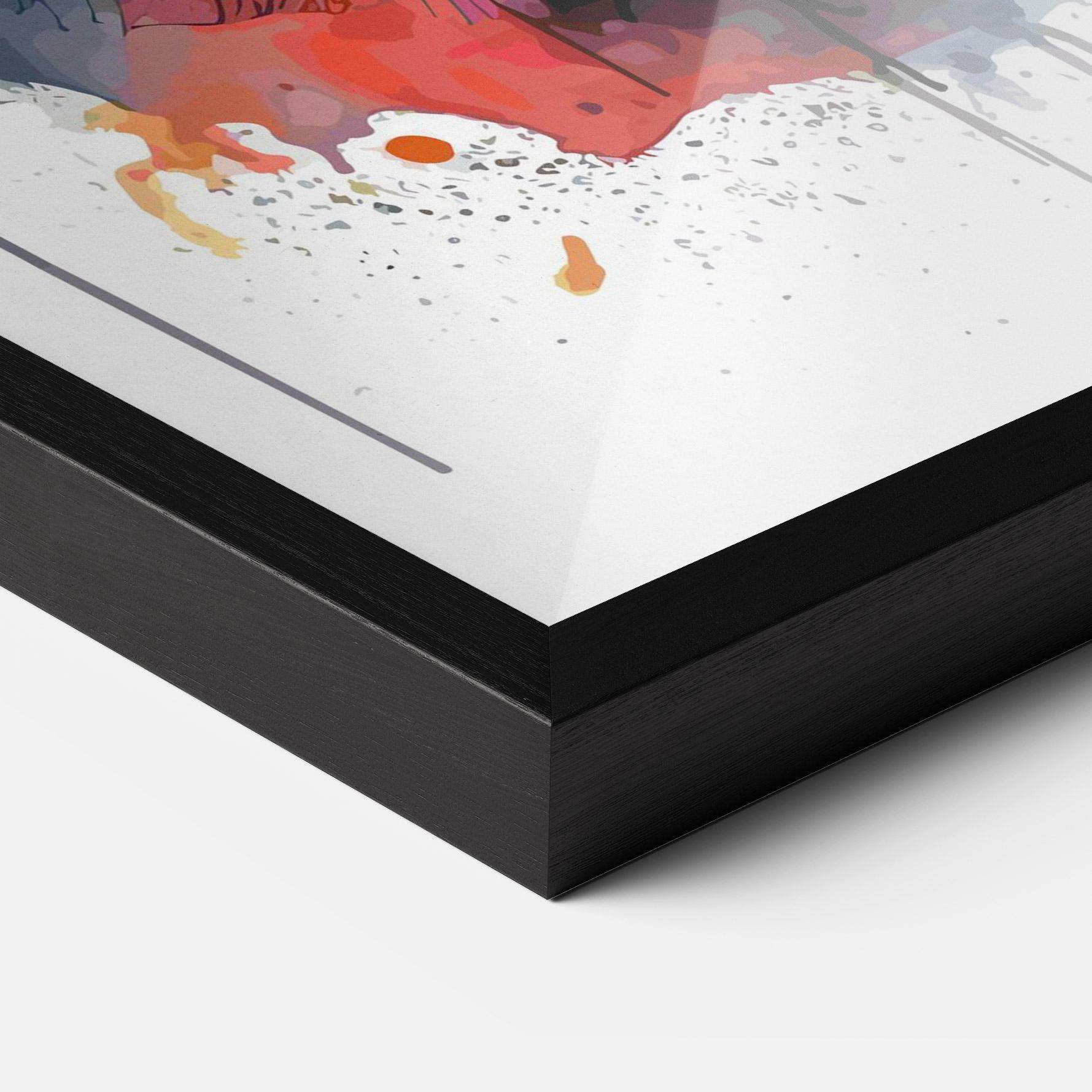 Gerahmte Poster Wolf Art mockup 3