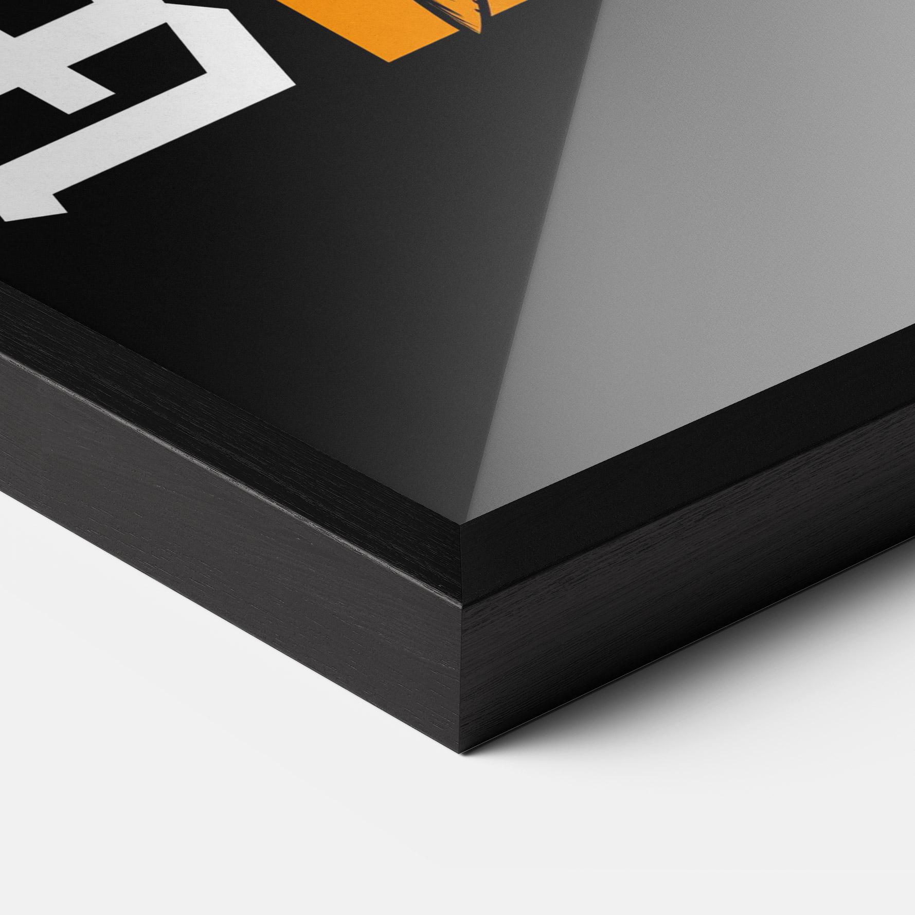 Gerahmte Poster Wolf Skull mockup 3