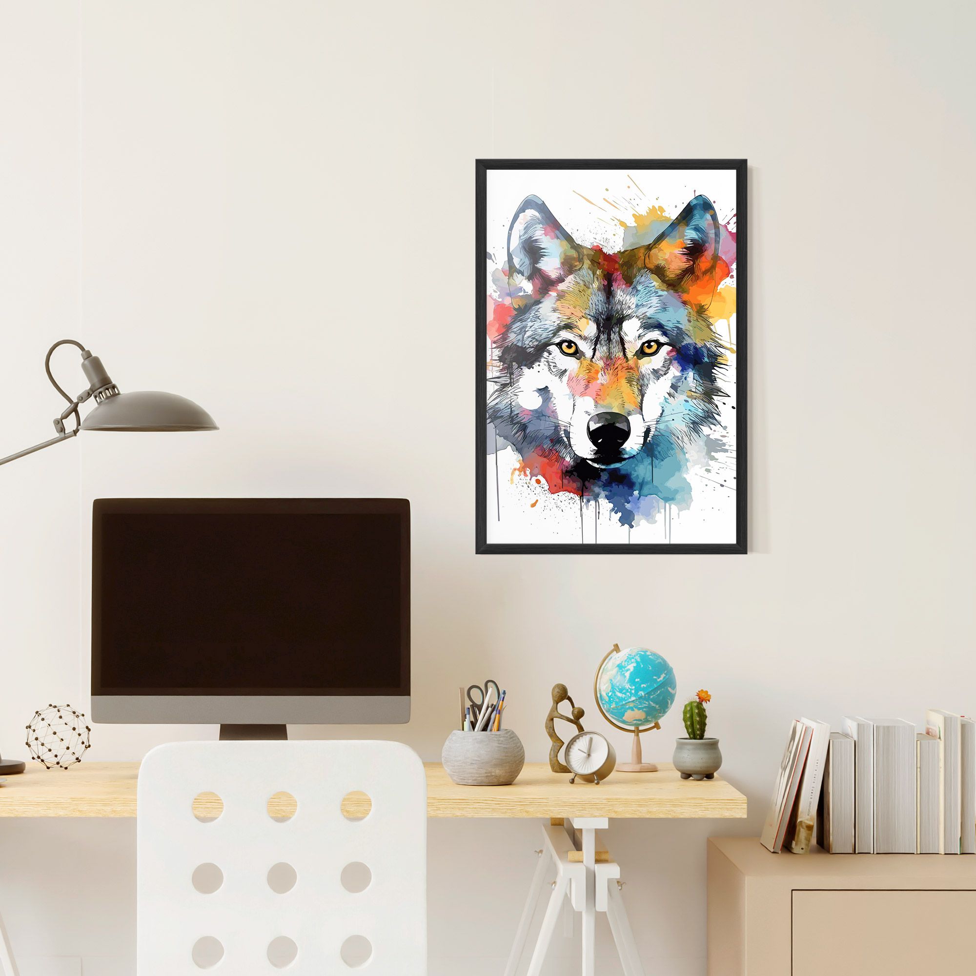 Wolf Art mockup 6