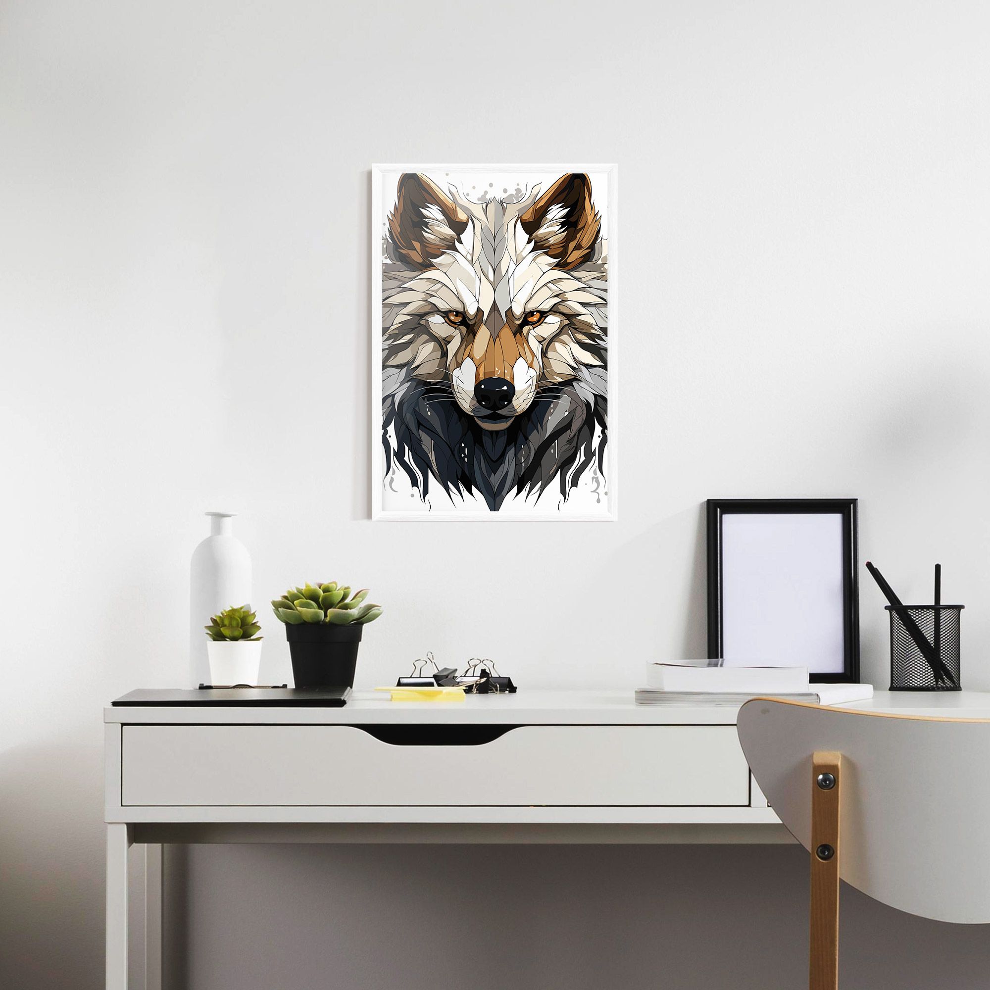 Brown Wolf mockup 7