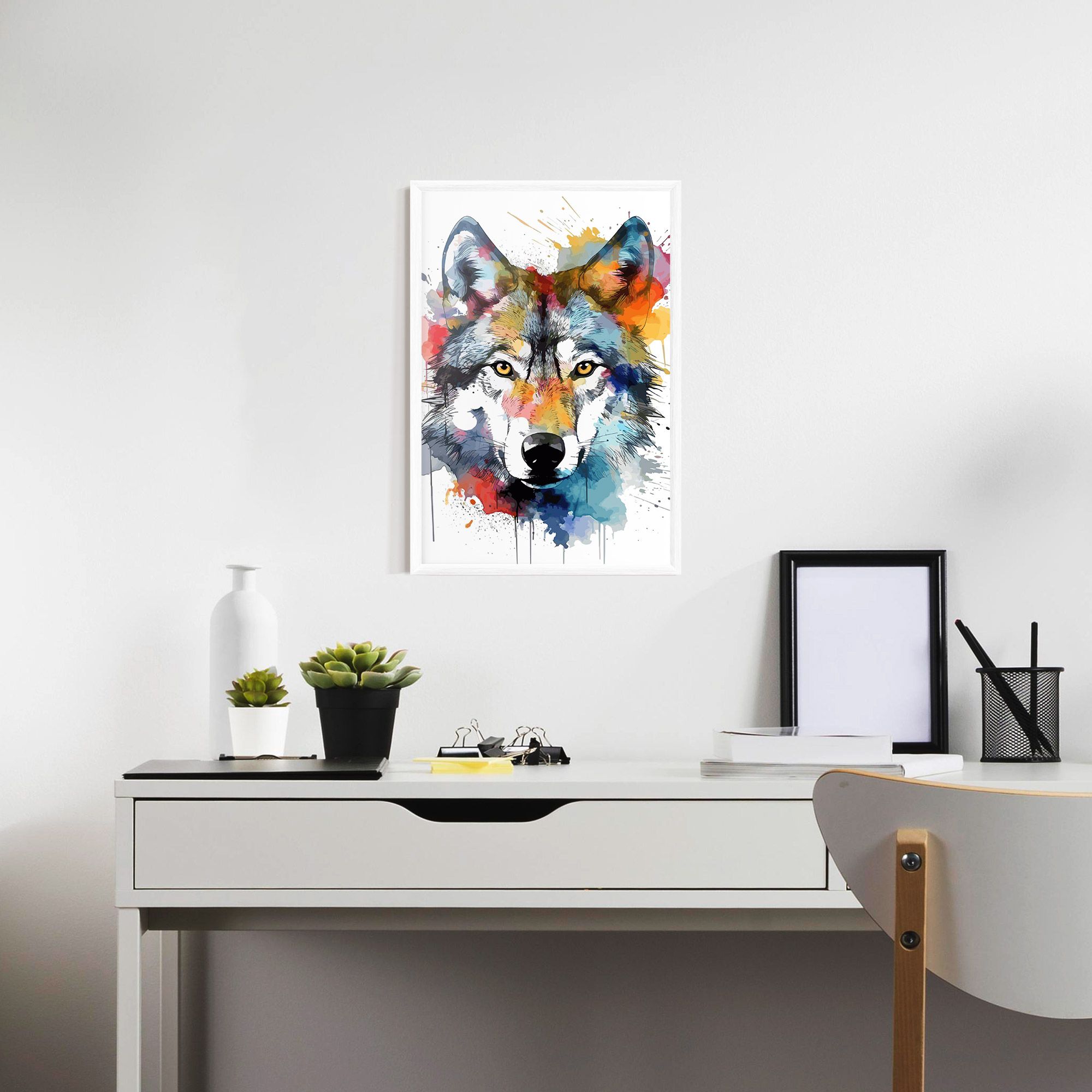 Wolf Art mockup 7
