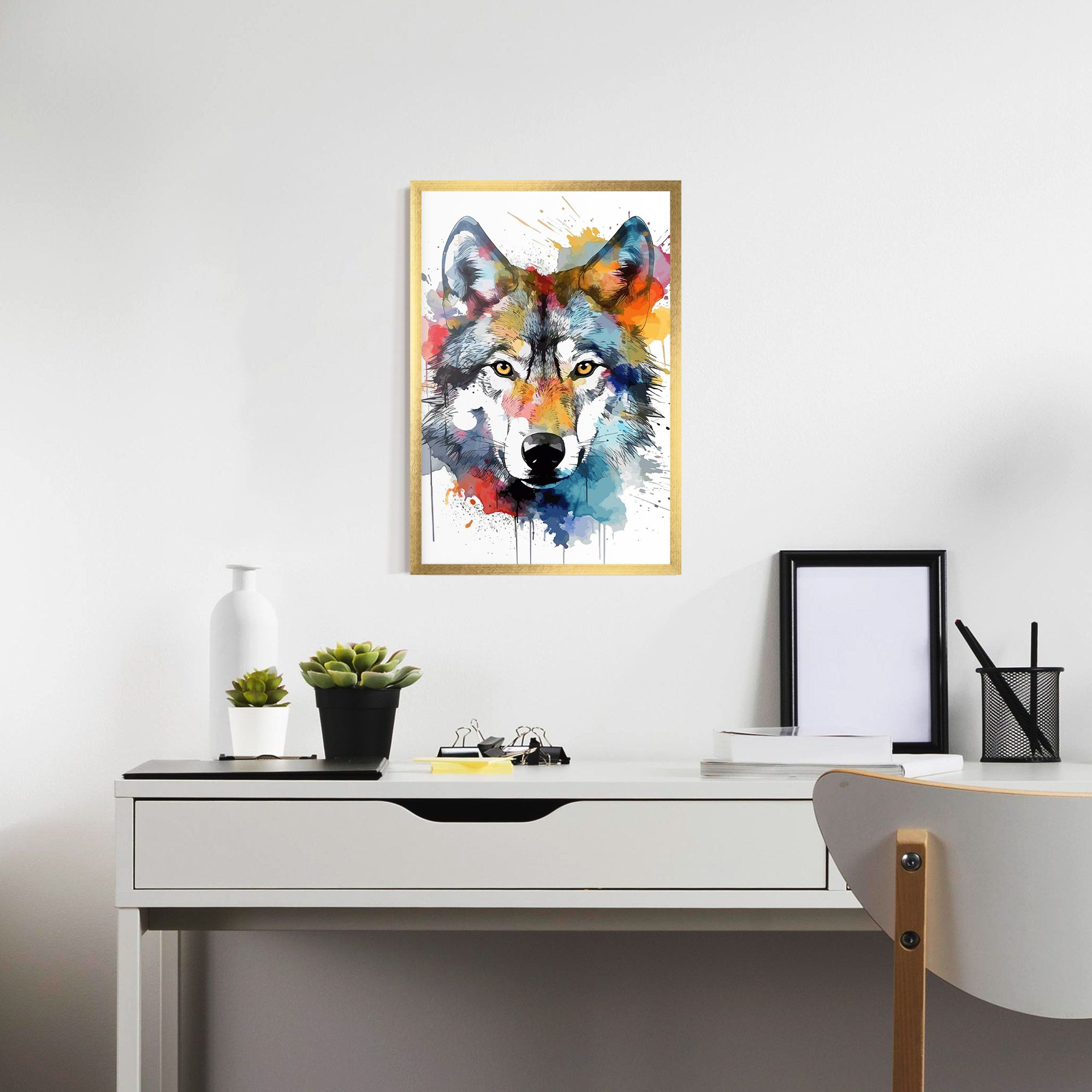 Wolf Art mockup 7