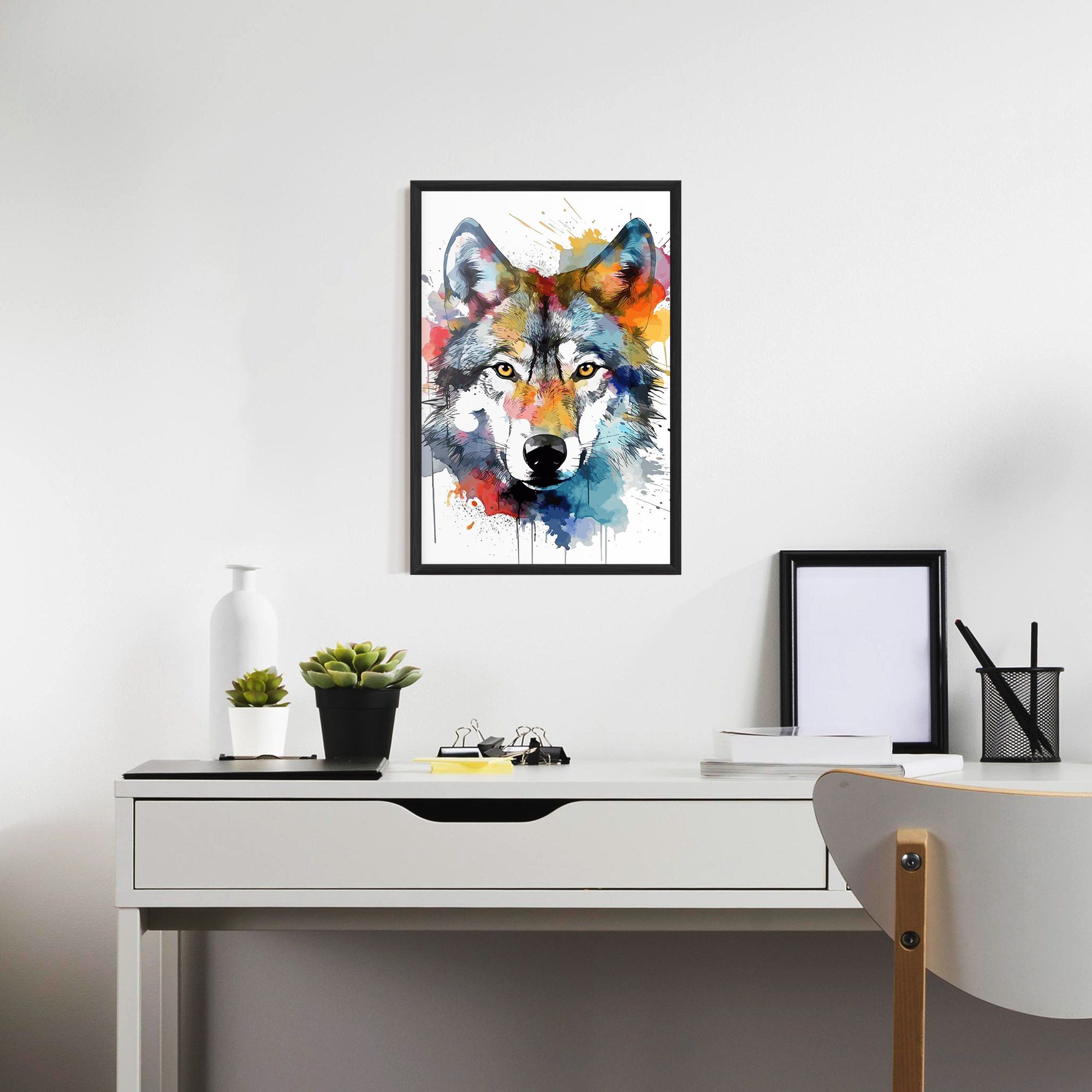 Wolf Art mockup 7