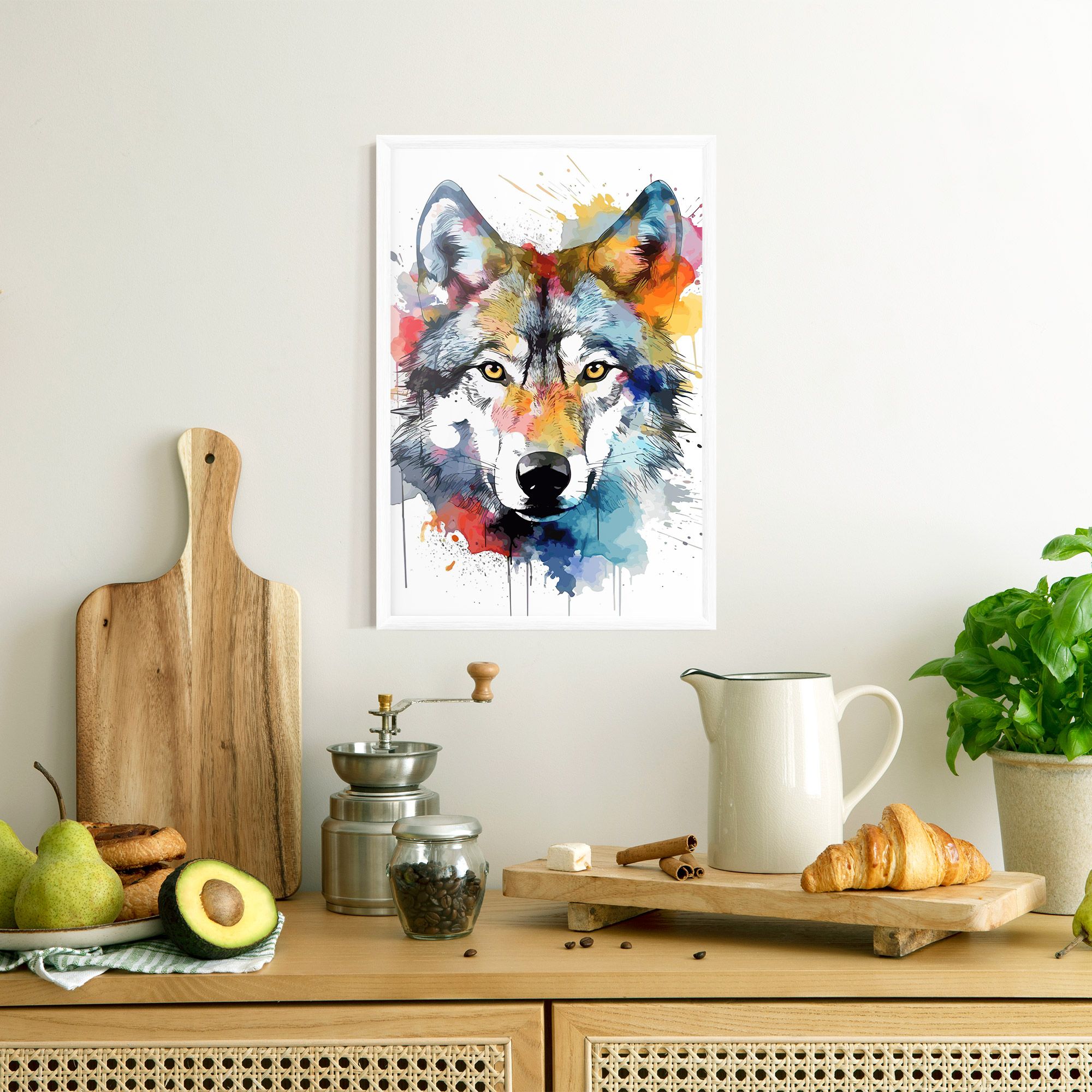 Wolf Art mockup 8