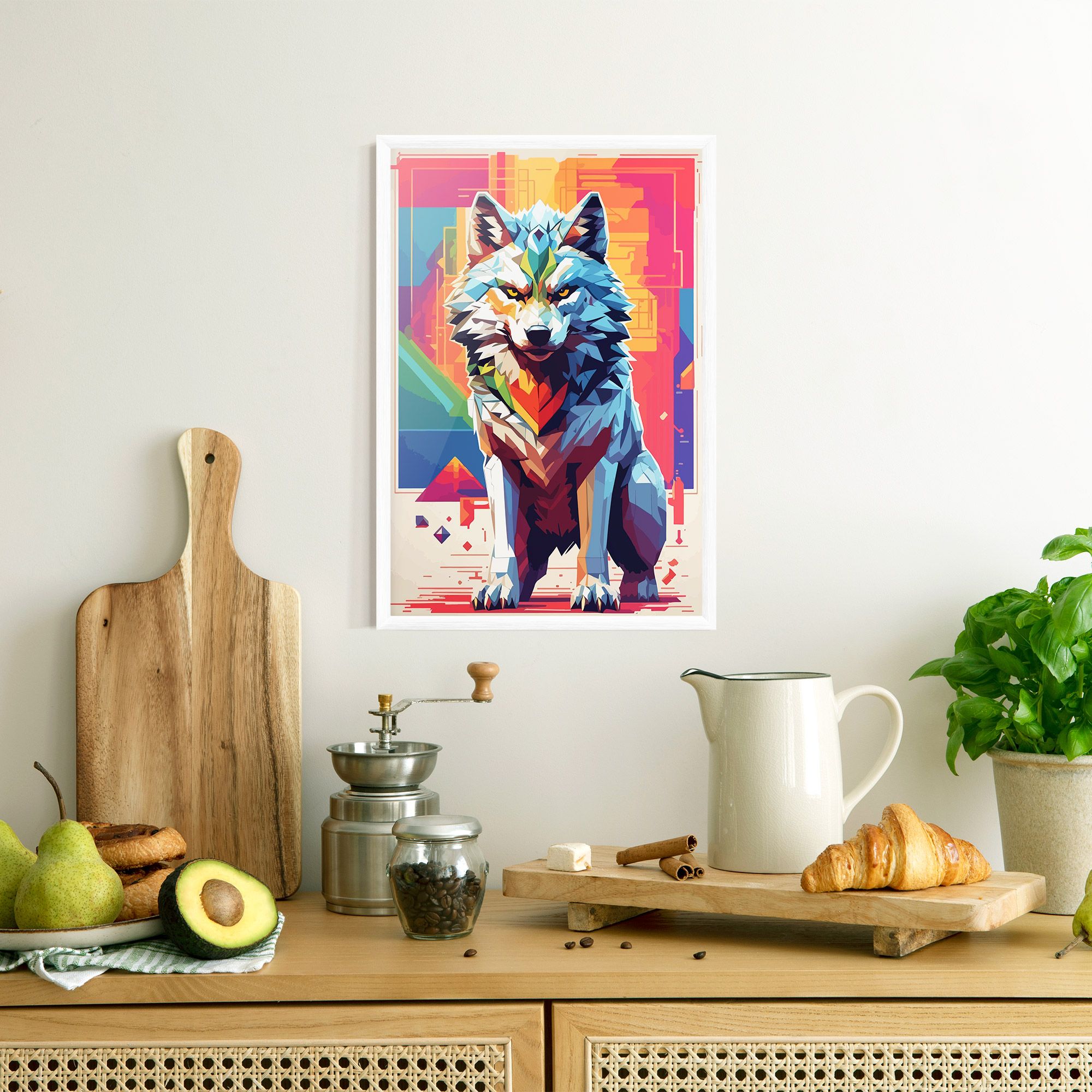 Wolf Character mockup 8