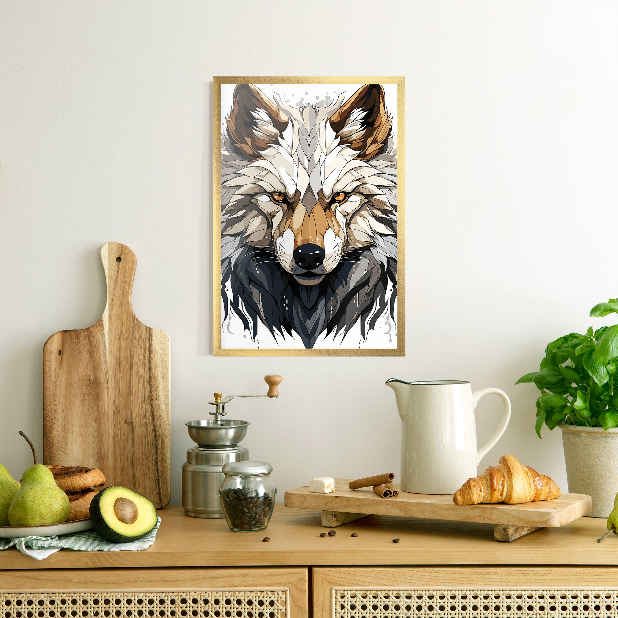 Brown Wolf mockup 8