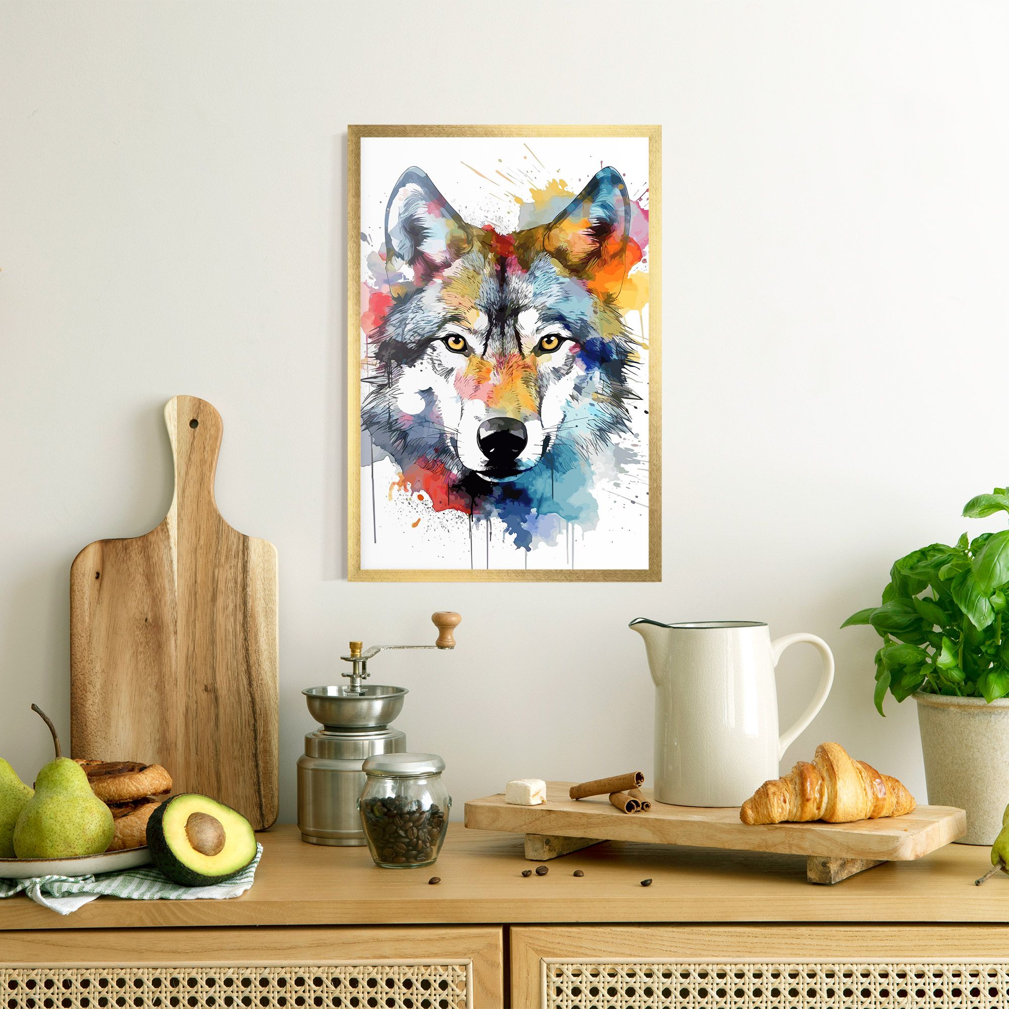 Wolf Art mockup 8