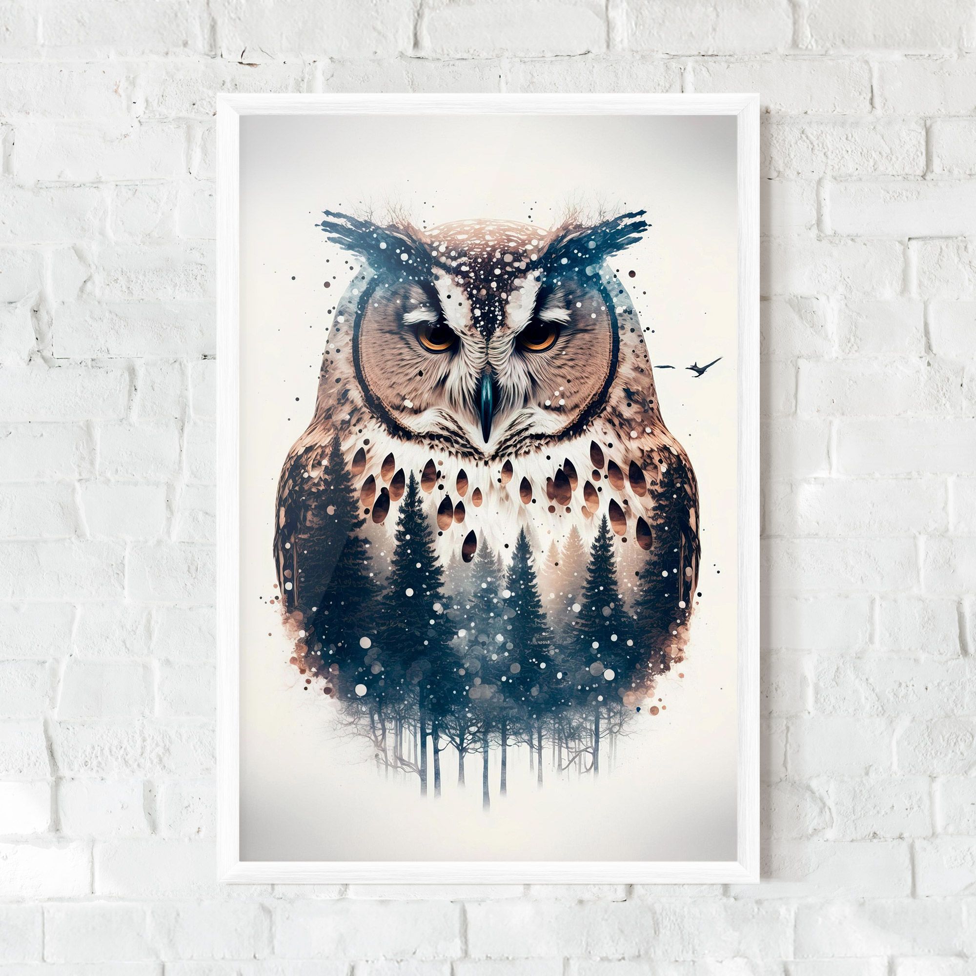 Owl Portrait mockup 0